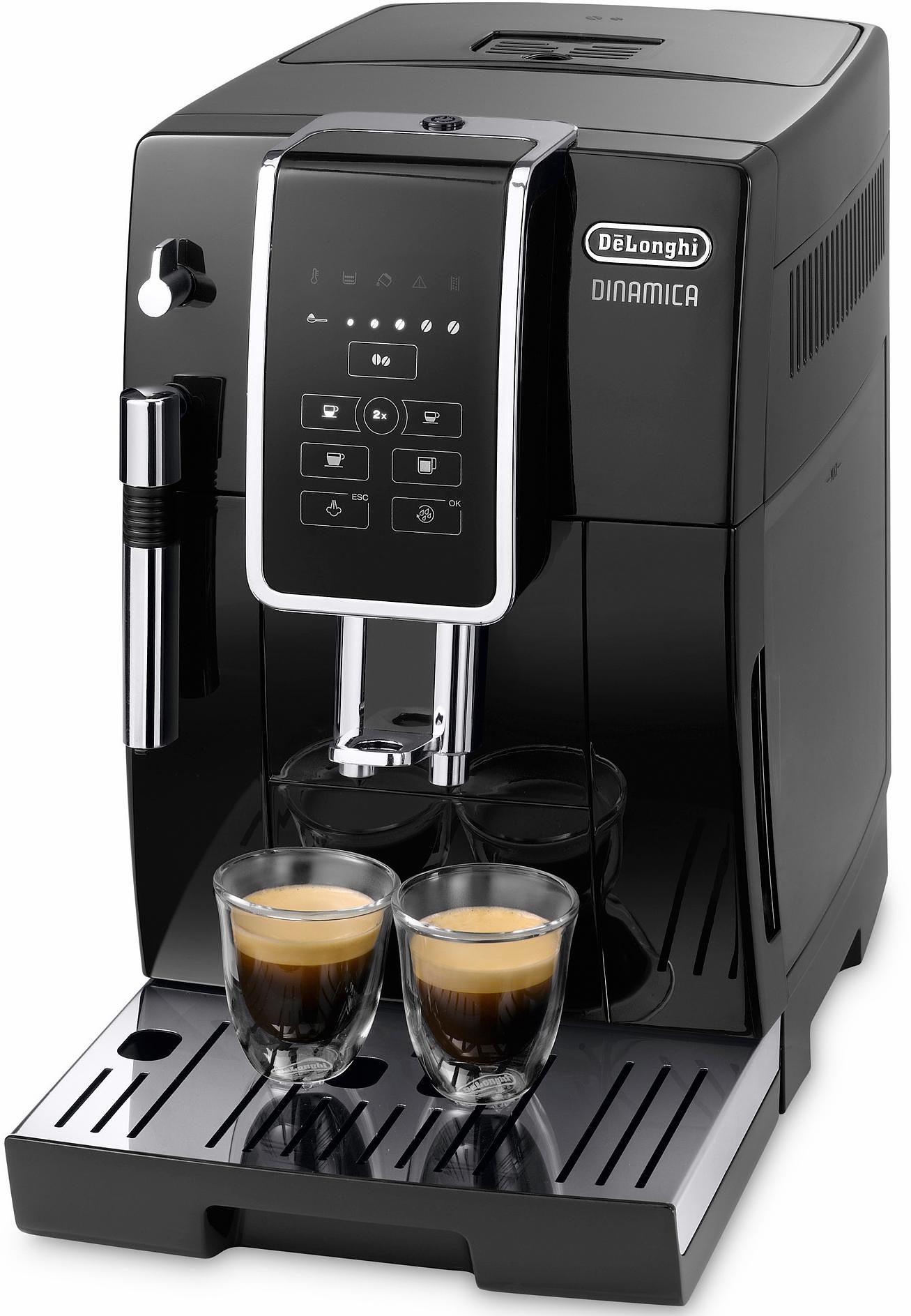 De'Longhi Volautomatisch koffiezetapparaat Dinamica ECAM 358.15.B, Sensor-bedieningspaneel met geïllumineerde snelkeuzetoetsen