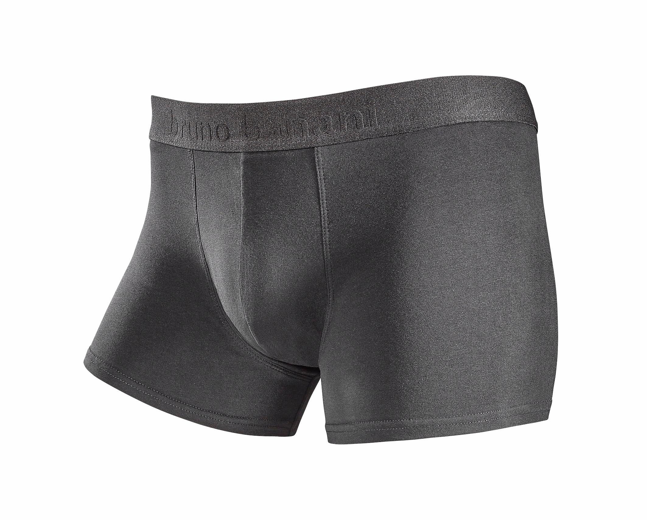 Bruno Banani Boxershort met contrasterend logo-tailleband (2 stuks, Set van 2) jongens boxershorts maat M (5) zwart