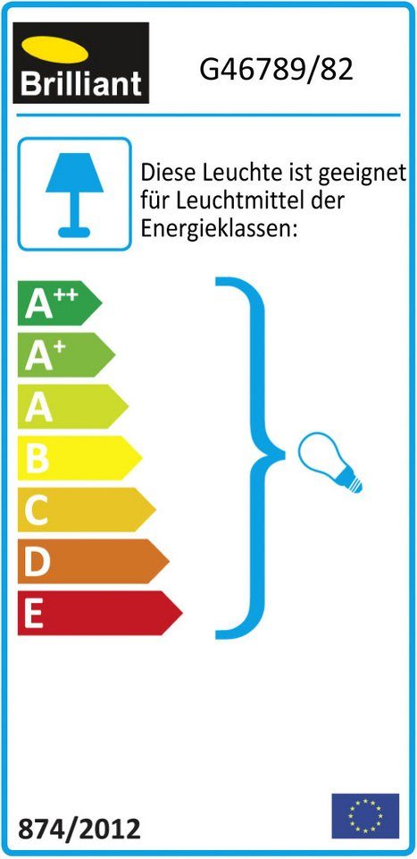 Brilliant Leuchten Paalverlichting BOLE 50 cm hoogte, ø 8 cm, bewegingssensor, metaal/kunststof, roestvrij staal