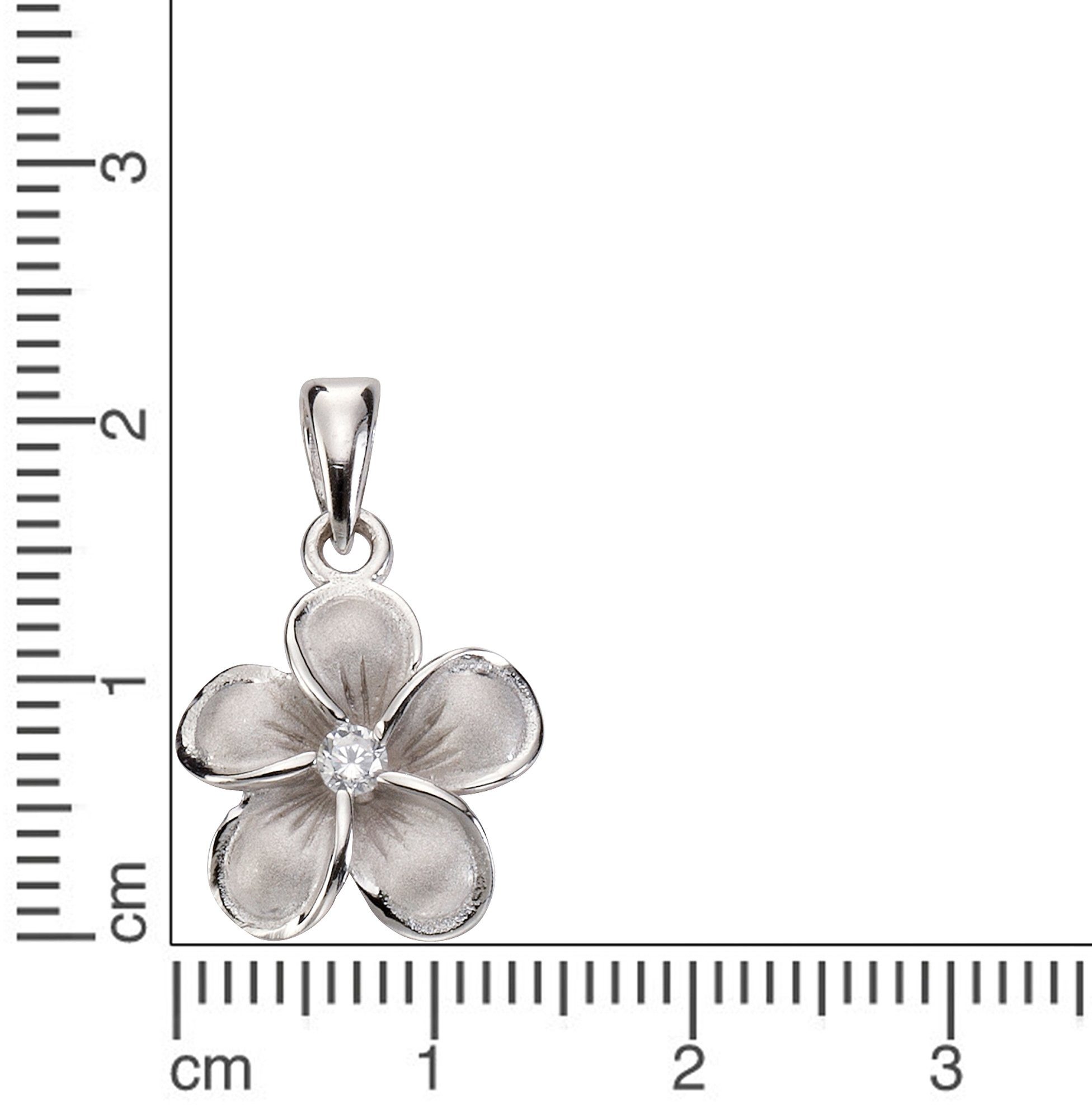 Firetti Kettinghanger Sieraad cadeau zilverkleur 925 halssieraad hanger bloem
