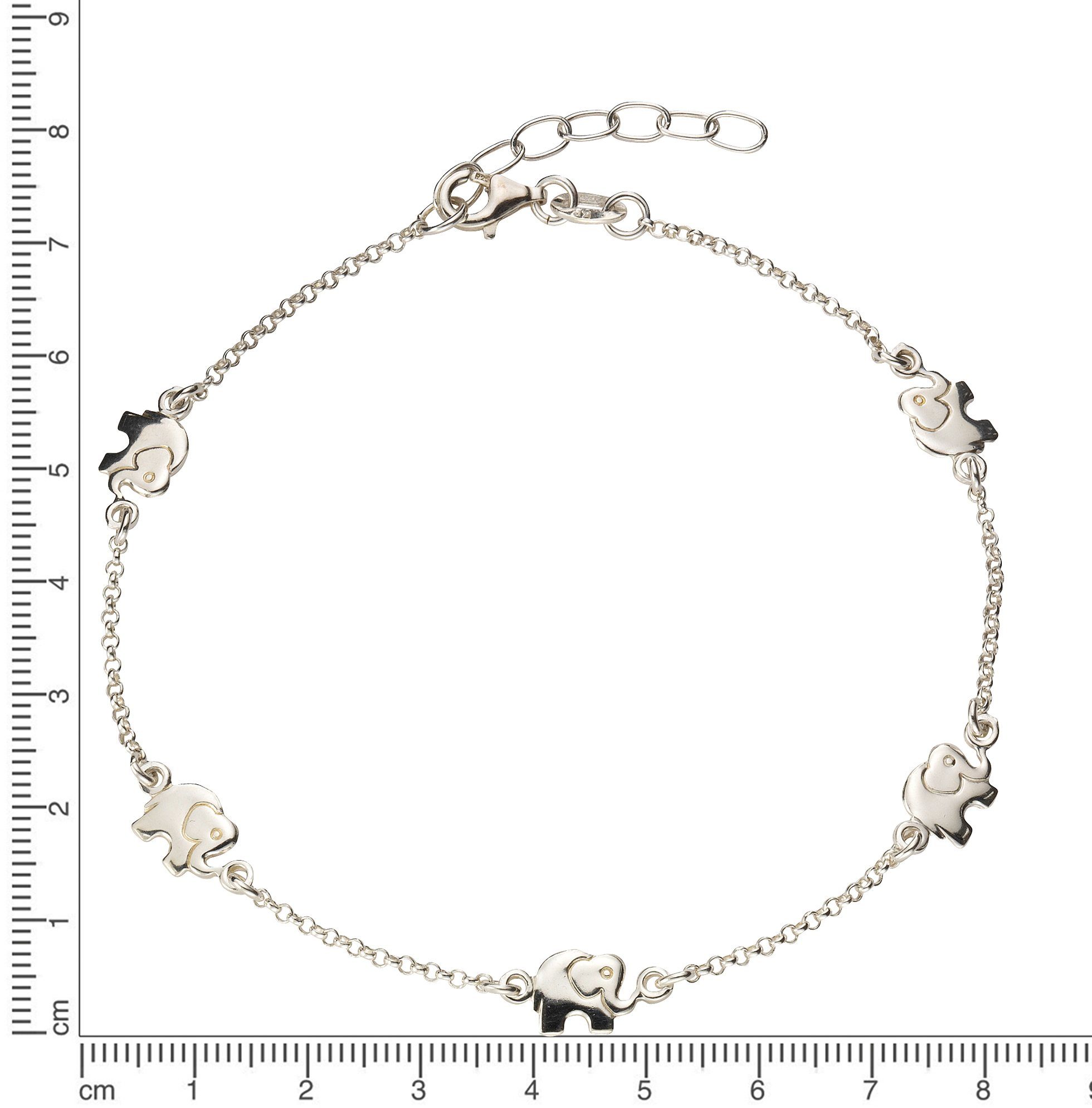 Firetti Enkelkettinkje Sieraad cadeau zilverkleur 925 lichaams-sieraad erbs-ketting