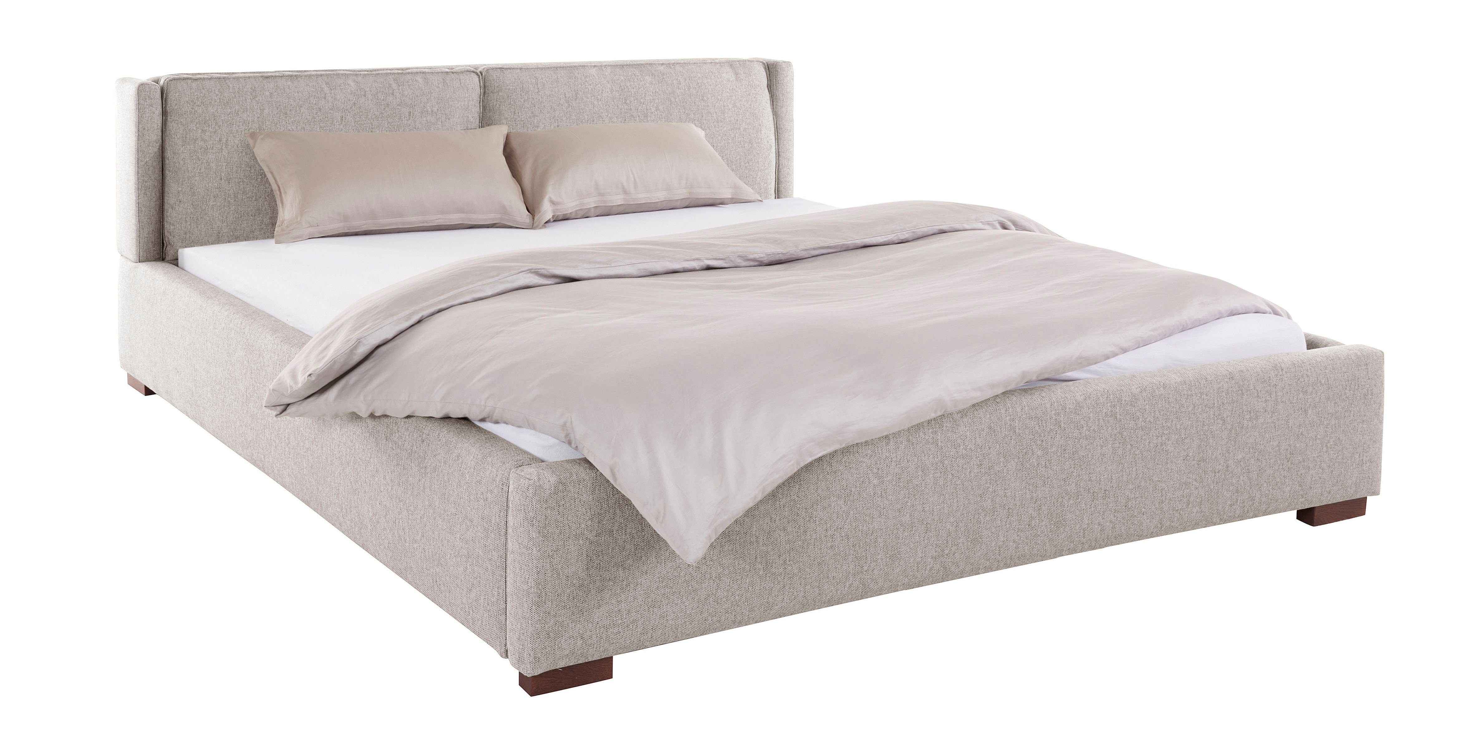 Home affaire Gestoffeerd bed Annera, kussenvulling met veren Inclusief lattenbodem, ligoppervlak 140 of 180 cm kiesbaar