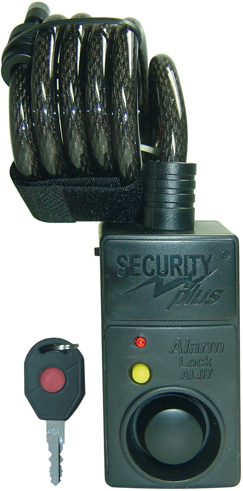 Security Plus Spiraalslot SECURITY plus fietsslot met alarm en bewegingsmelder