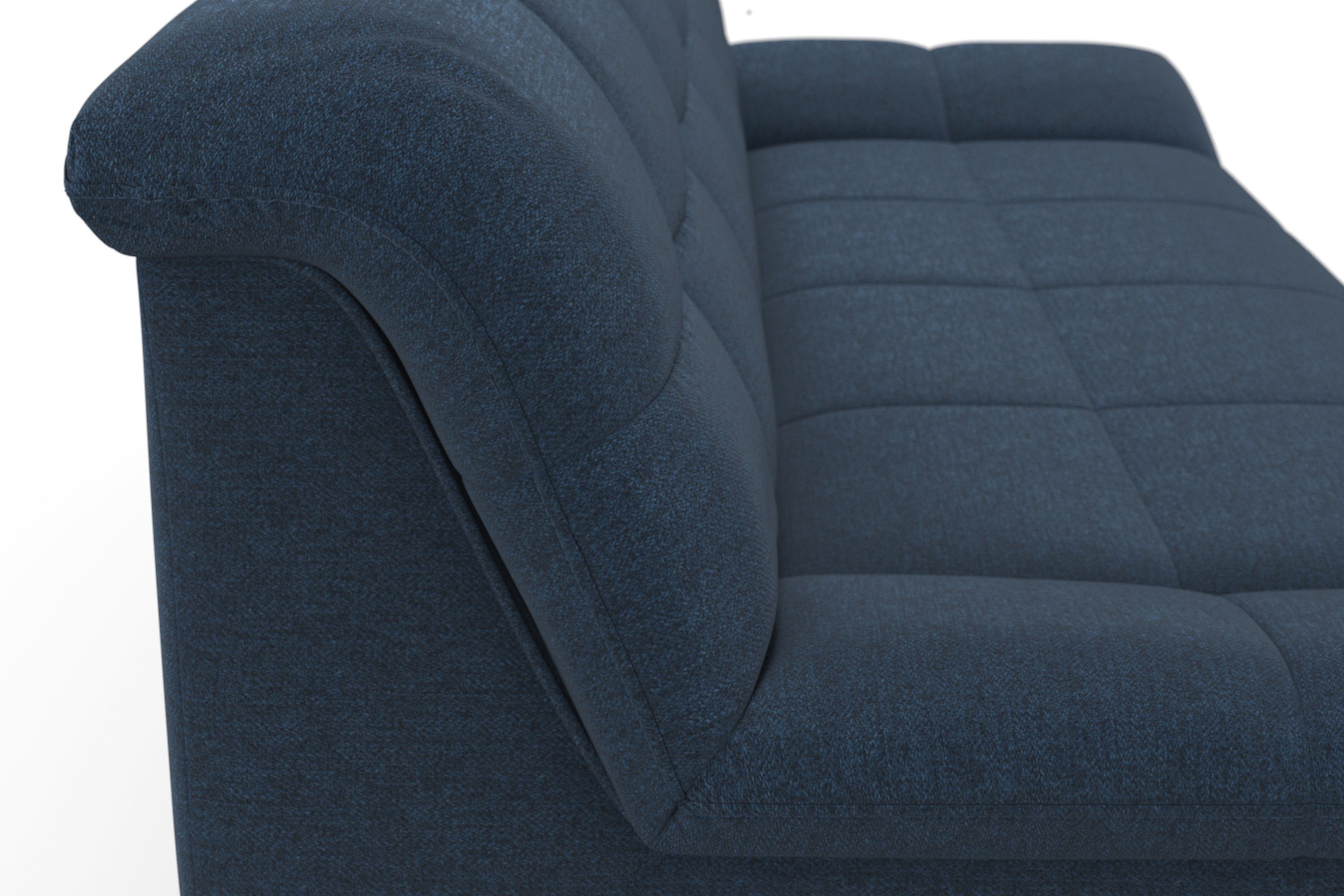 DOMO collection 3-zitsbank Splash, moderne stiksels in de zitting en rug, comfortabel,