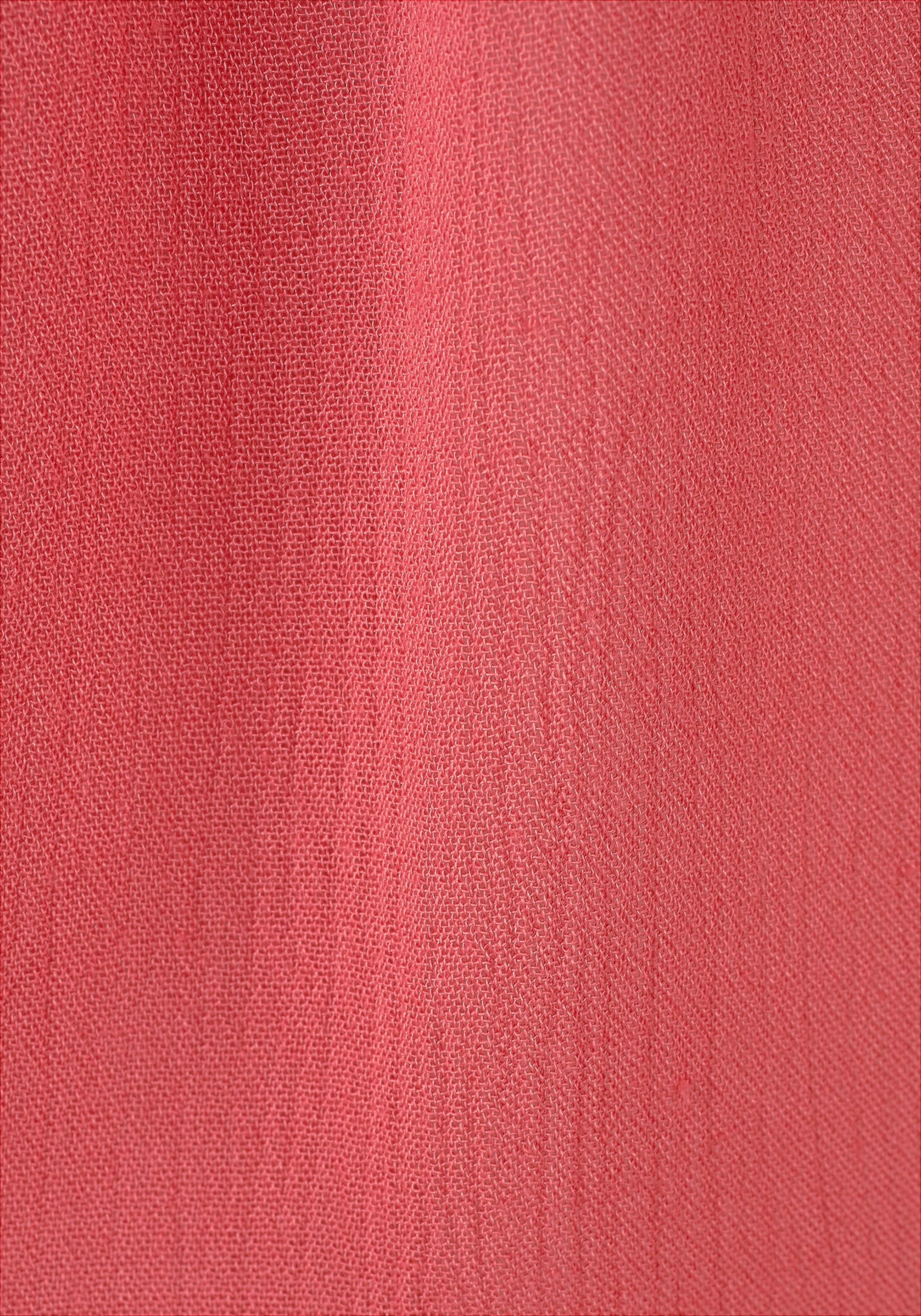Buffalo Crêpe-blouse met kanten inzetstuk, blouse, boho stijl