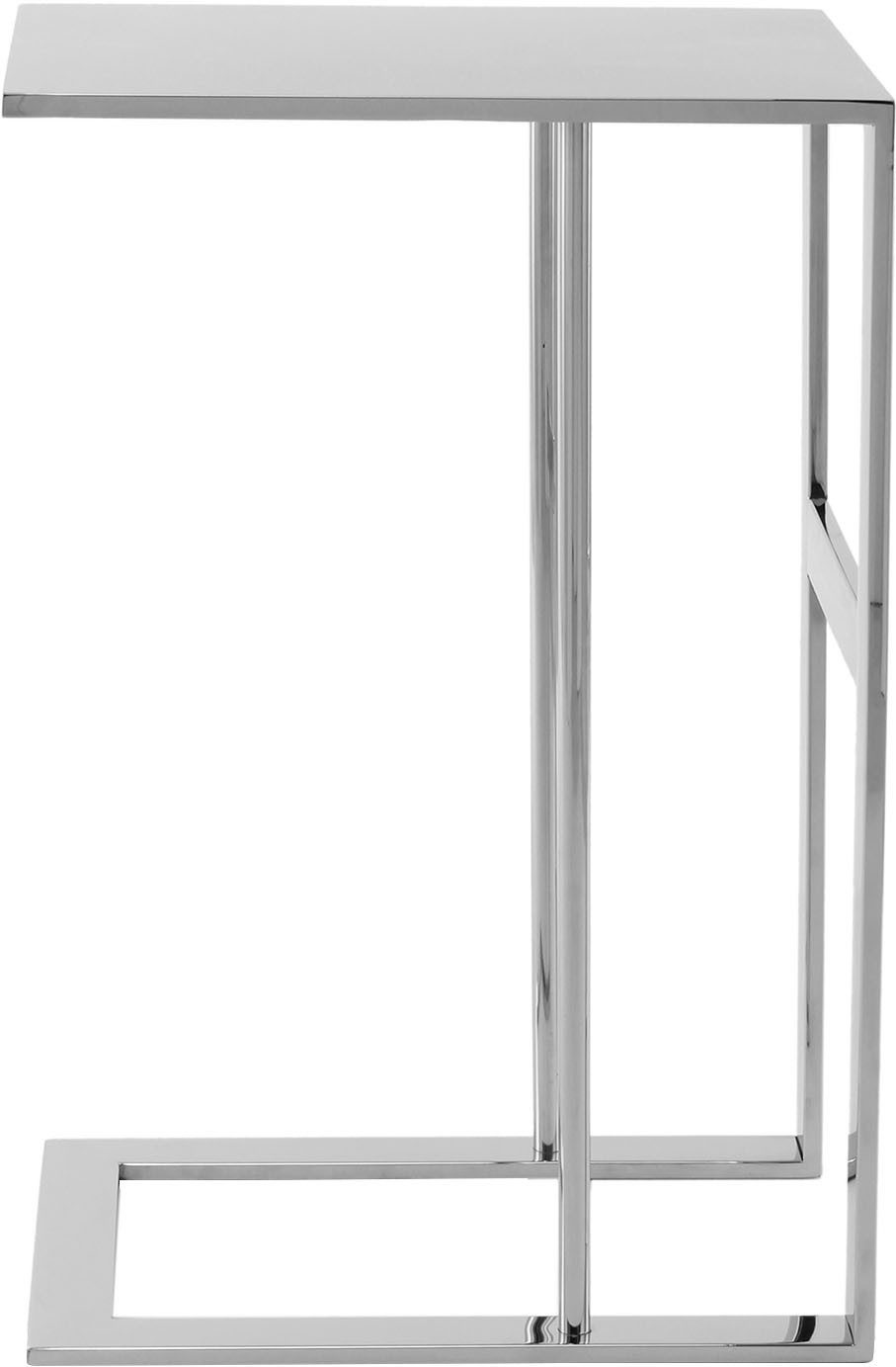 Kayoom Bijzettafel Sten 125, minimalistisch ontwerp, gemaakt van 100% RVS (1 stuk)