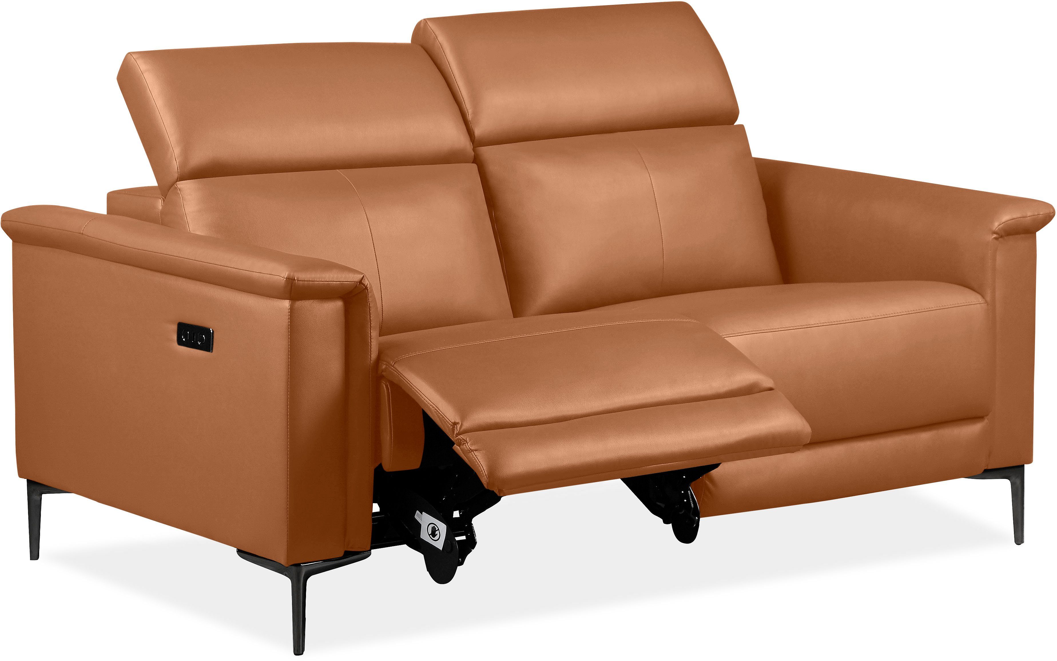 Places of Style 2-zitsbank Lund handmatige of elektrische relaxfunctie en usb-a,
