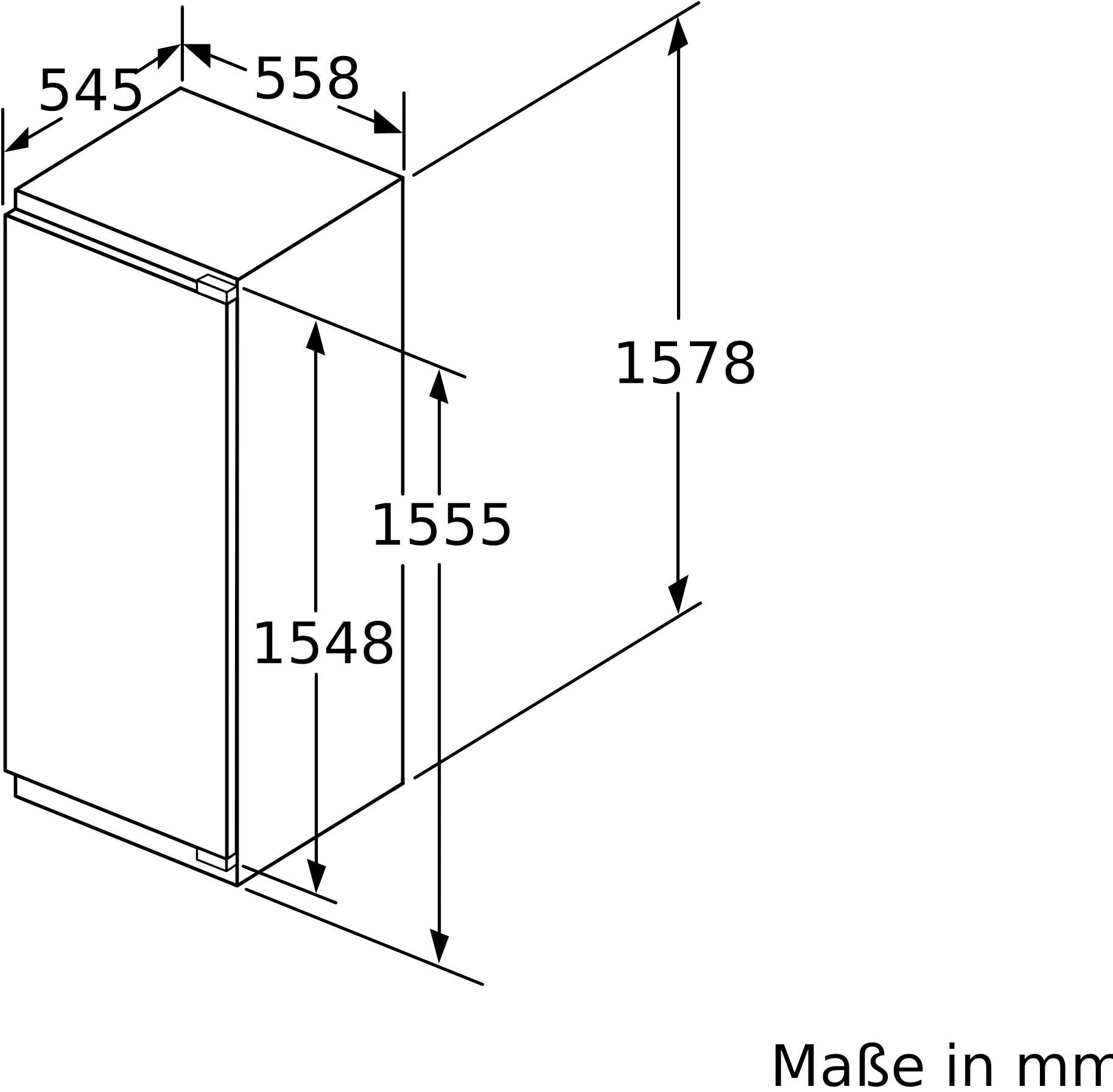 SIEMENS Inbouwkoelkast KI72LADE0, 157,7 cm x 55,8 cm