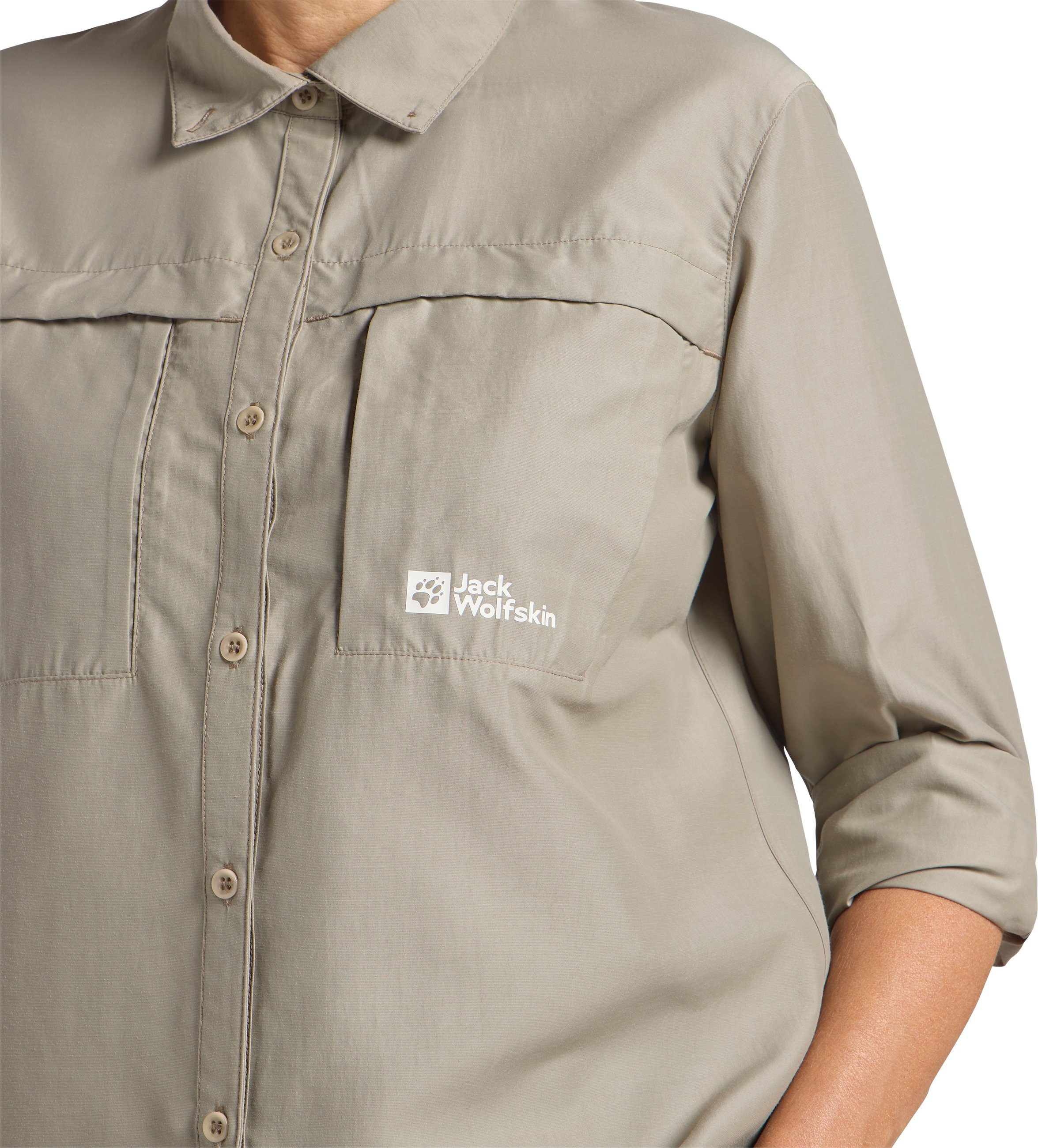 Jack Wolfskin Blouse met lange mouwen BARRIER LS SHIRT W