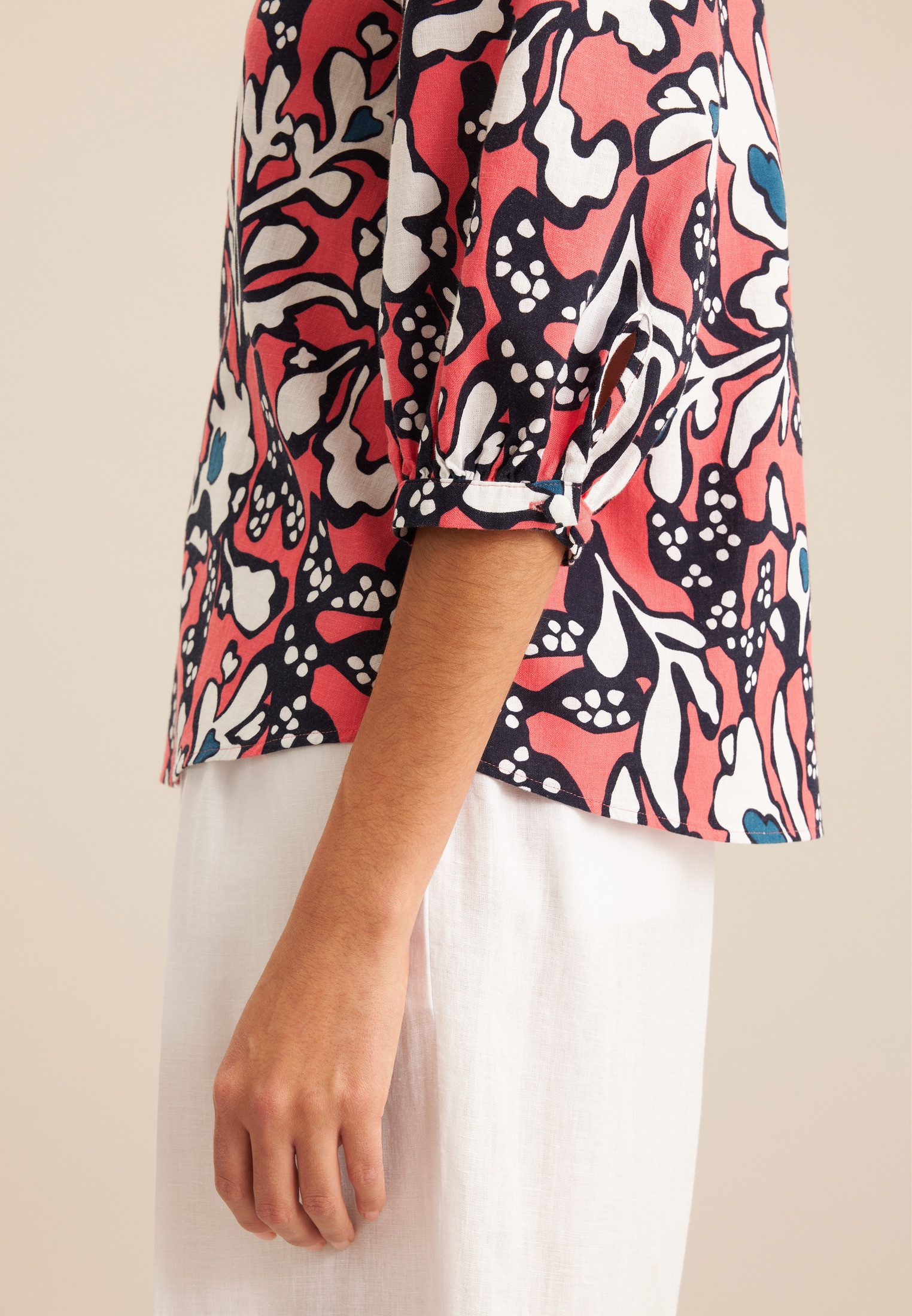 seidensticker Klassieke blouse Zwarte roos