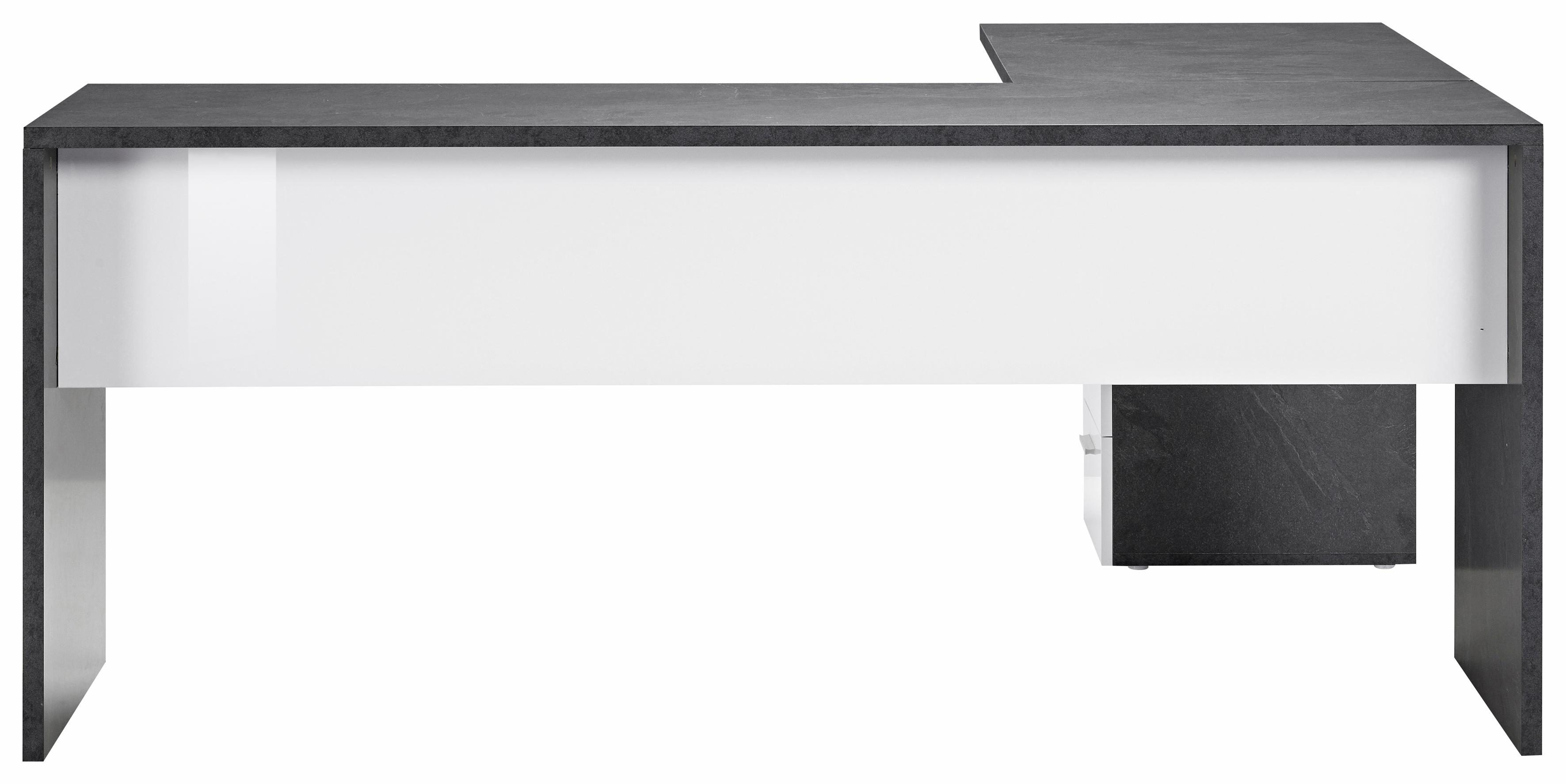 INOSIGN Hoekbureau New Selina Bureau, lades, met of zonder monitorsteun, B 180/160 cm