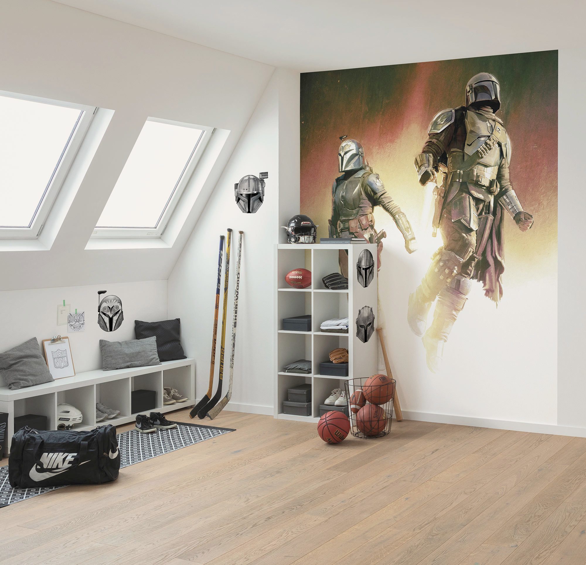 Komar Kinderbehang Star Wars The Mandalorian Flight (1 stuk)