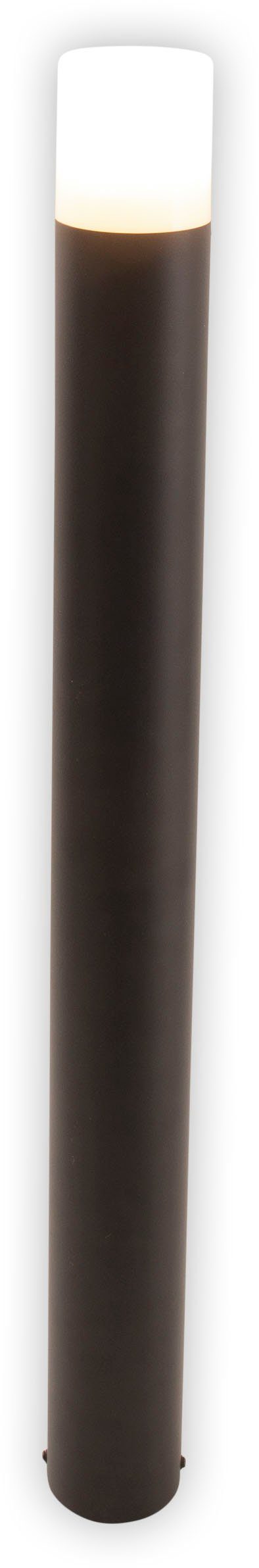 näve Sokkellamp Torcia Aluminium zwart 1 x E27 excl. lampen IP44 hoogte 80 cm (1 stuk)