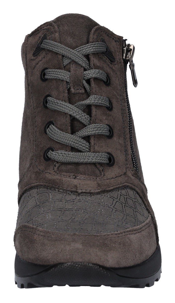 Waldläufer Hoge veterschoenen Hiroko-Soft met zijrits, breedte g