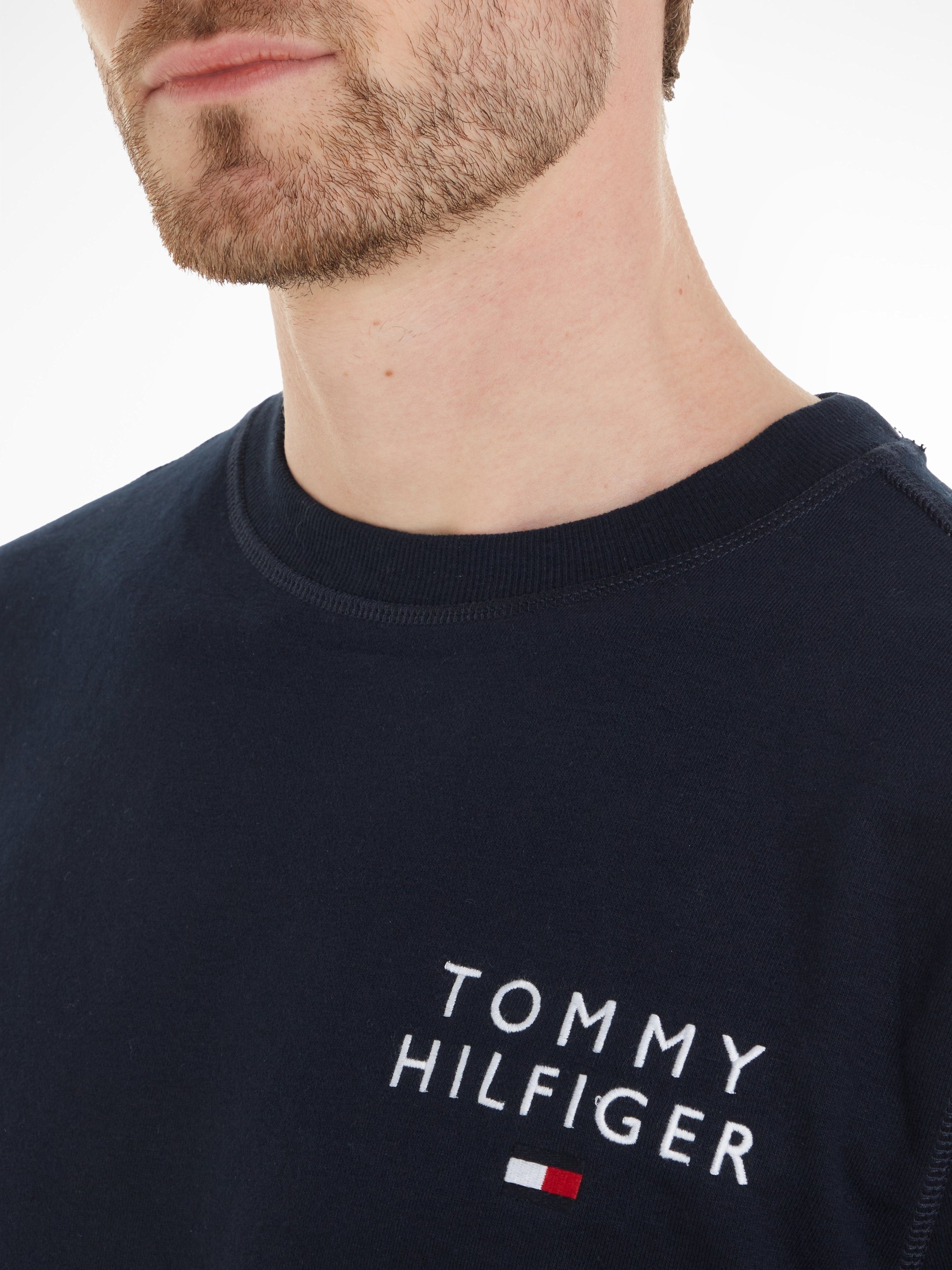 Tommy Hilfiger Underwear Sweatshirt TRACK TOP HWK met tommy hilfiger merklabel