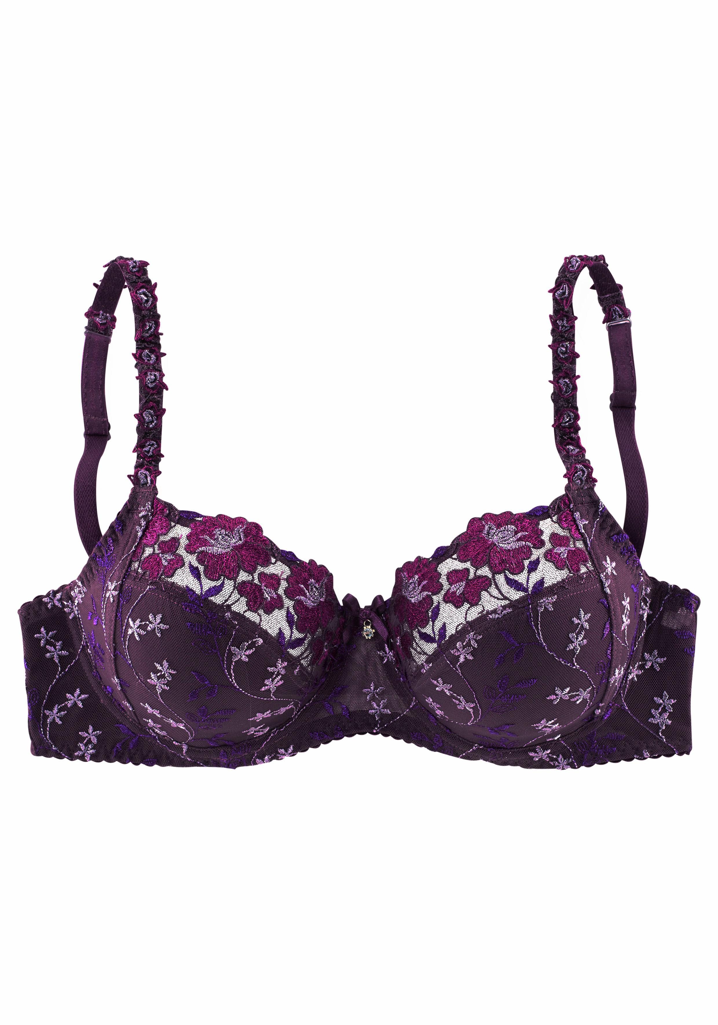 Nuance Beugel-bh met mooi borduursel en kant, dessous