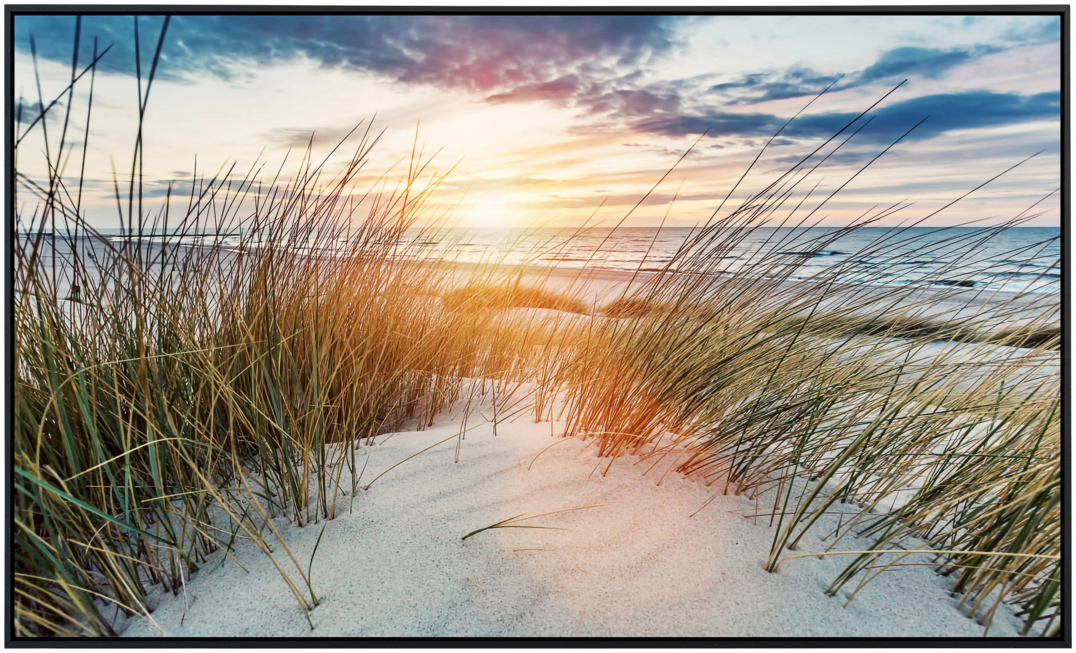 Papermoon Infraroodverwarming Duinen bij zonsondergang zeer aangename stralingswarmte