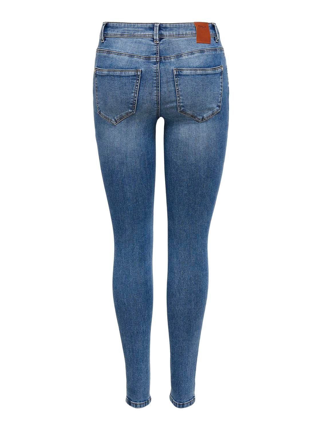 Only Skinny fit jeans ONLWAUW MID SKINNY DNM BJ370 NOOS