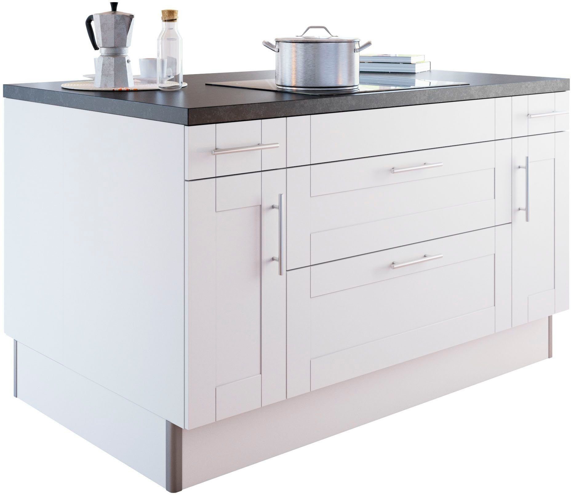 Kochstation Pantry keuken KS-Ahus Kookeiland, breedte 150 cm, optioneel met kookplaat