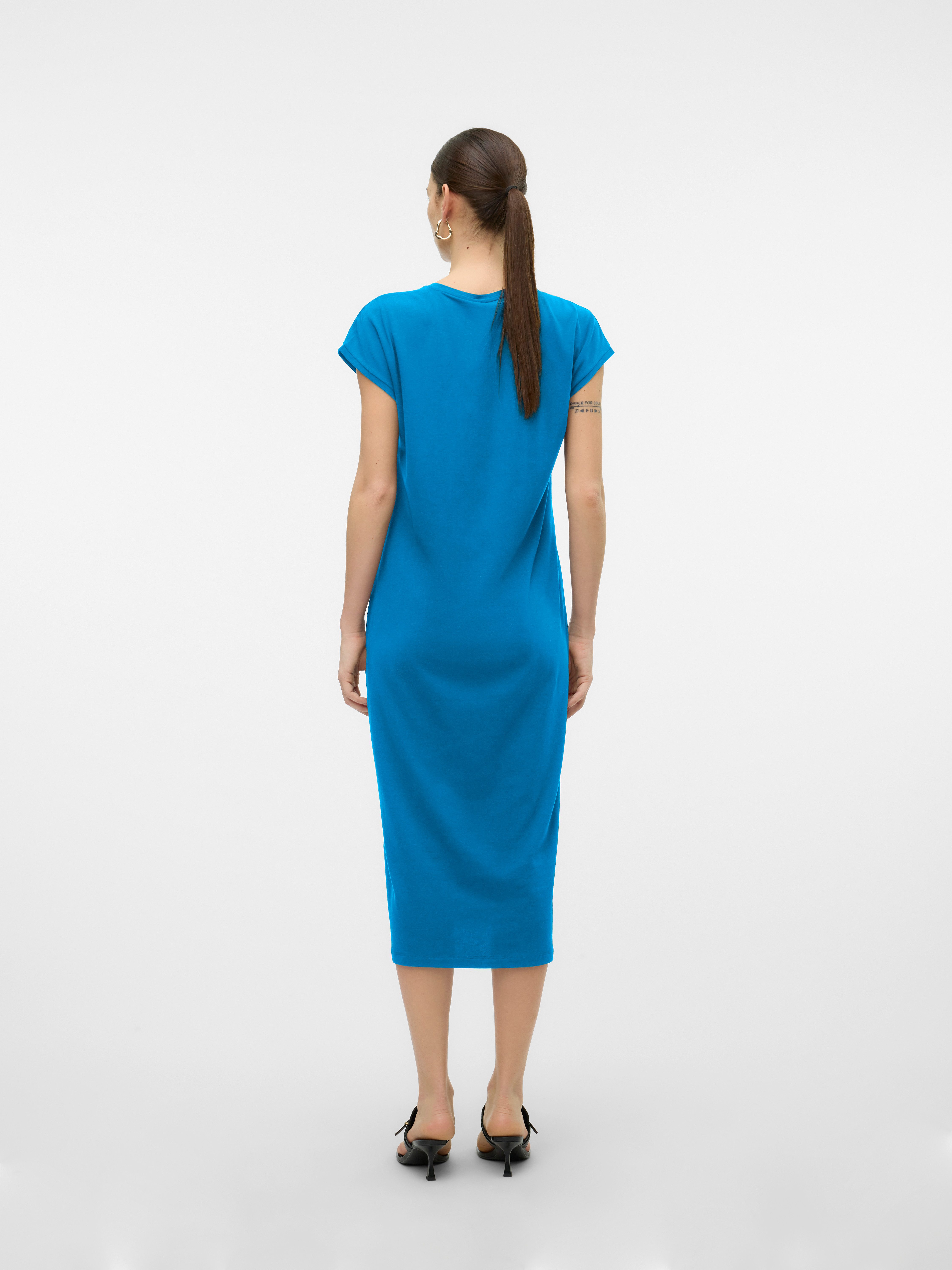 Vero Moda Midi-jurk VMBARBARA SS CALF DRESS JRS SPE GA