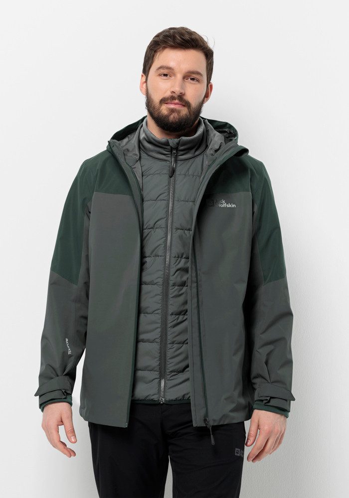 Jack Wolfskin Functioneel 3-in-1-jack GLAABACH 3-in-1 JKT M (2-delig)