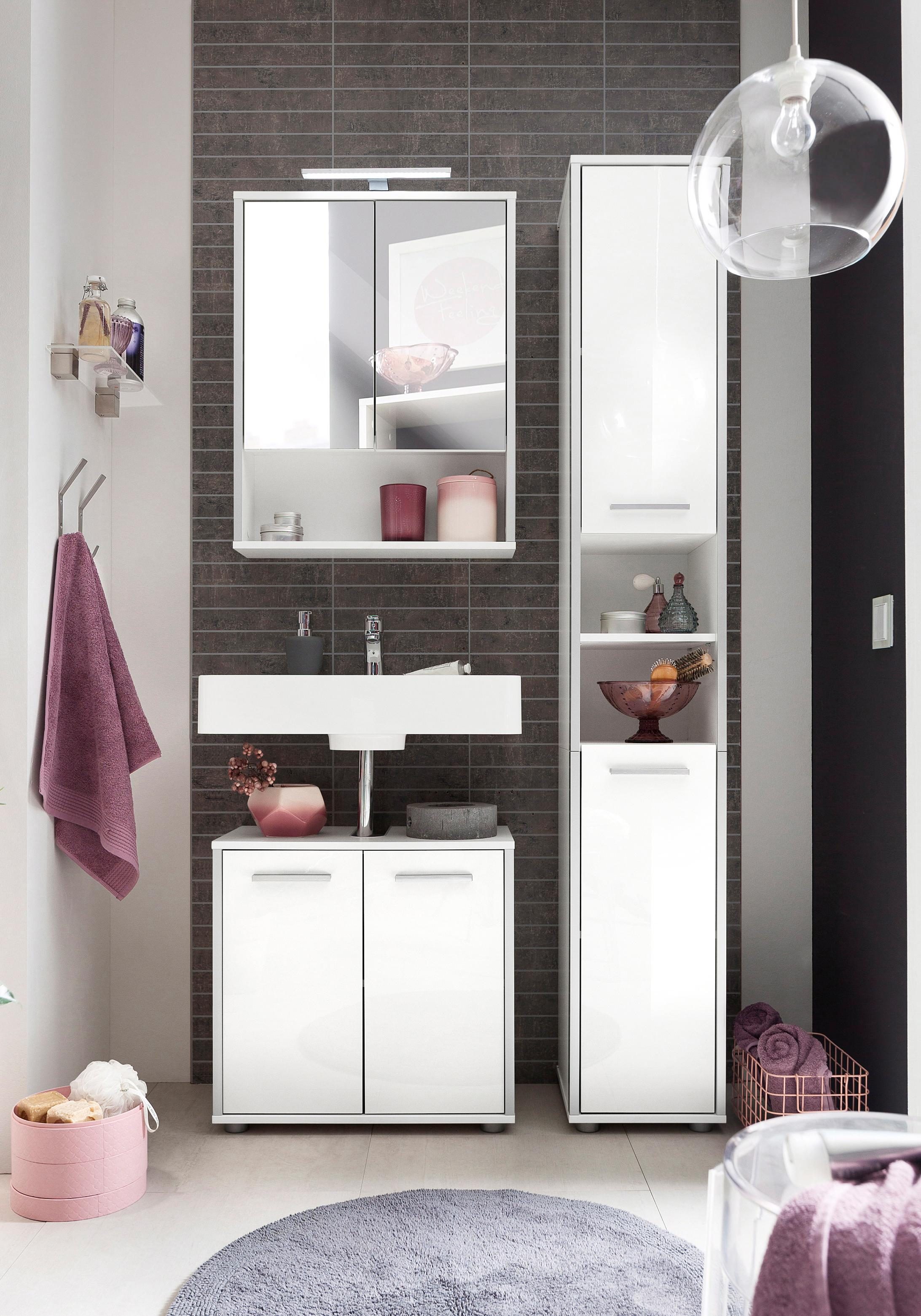 trendteam Led-spiegellamp Lengte 30 cm - LED badkamer opbouwlamp met koud licht - Met multibox