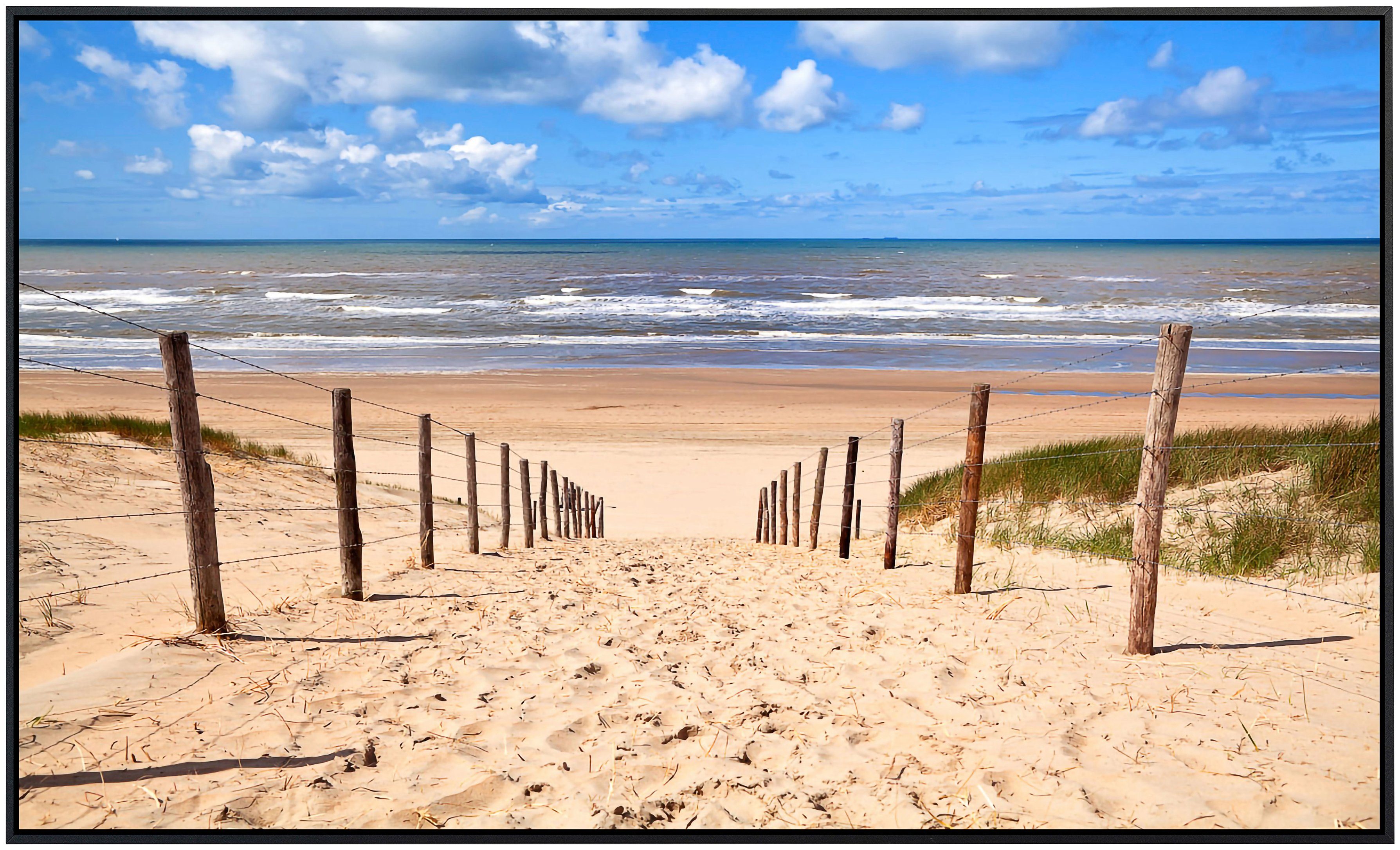Papermoon Infraroodverwarming Weg naar zandstrand zeer aangename stralingswarmte