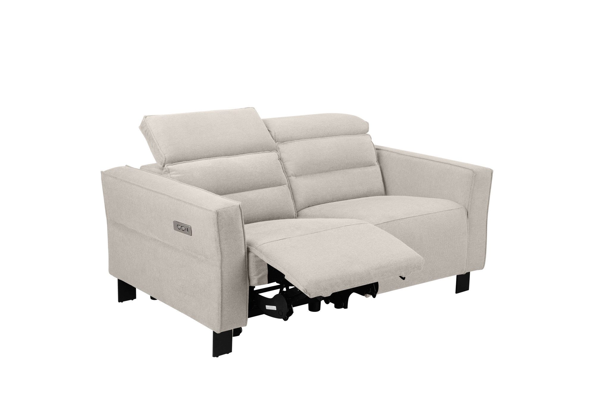 Places of Style 2-zitsbank Carpari, 162 cm, met handmatige of elektrische relaxfunctie