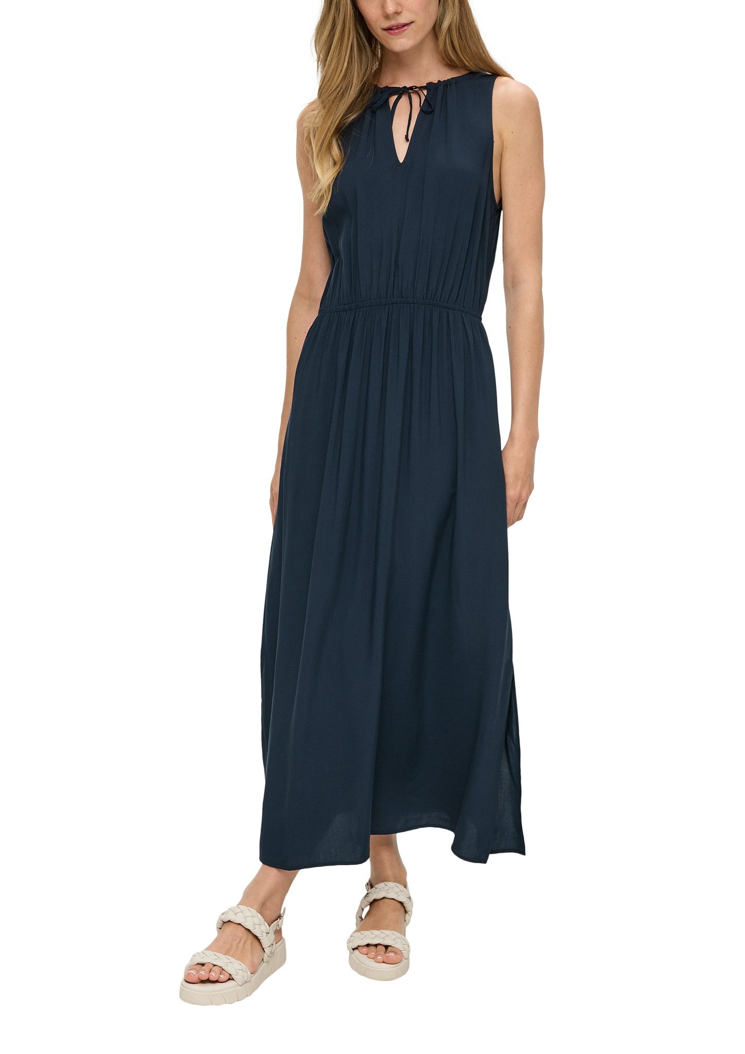 s.Oliver Maxi-jurk met stijlvolle bindband