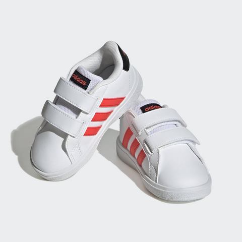 adidas Adidas grand court 2.0 sneakers wit-rood kinderen kinderen