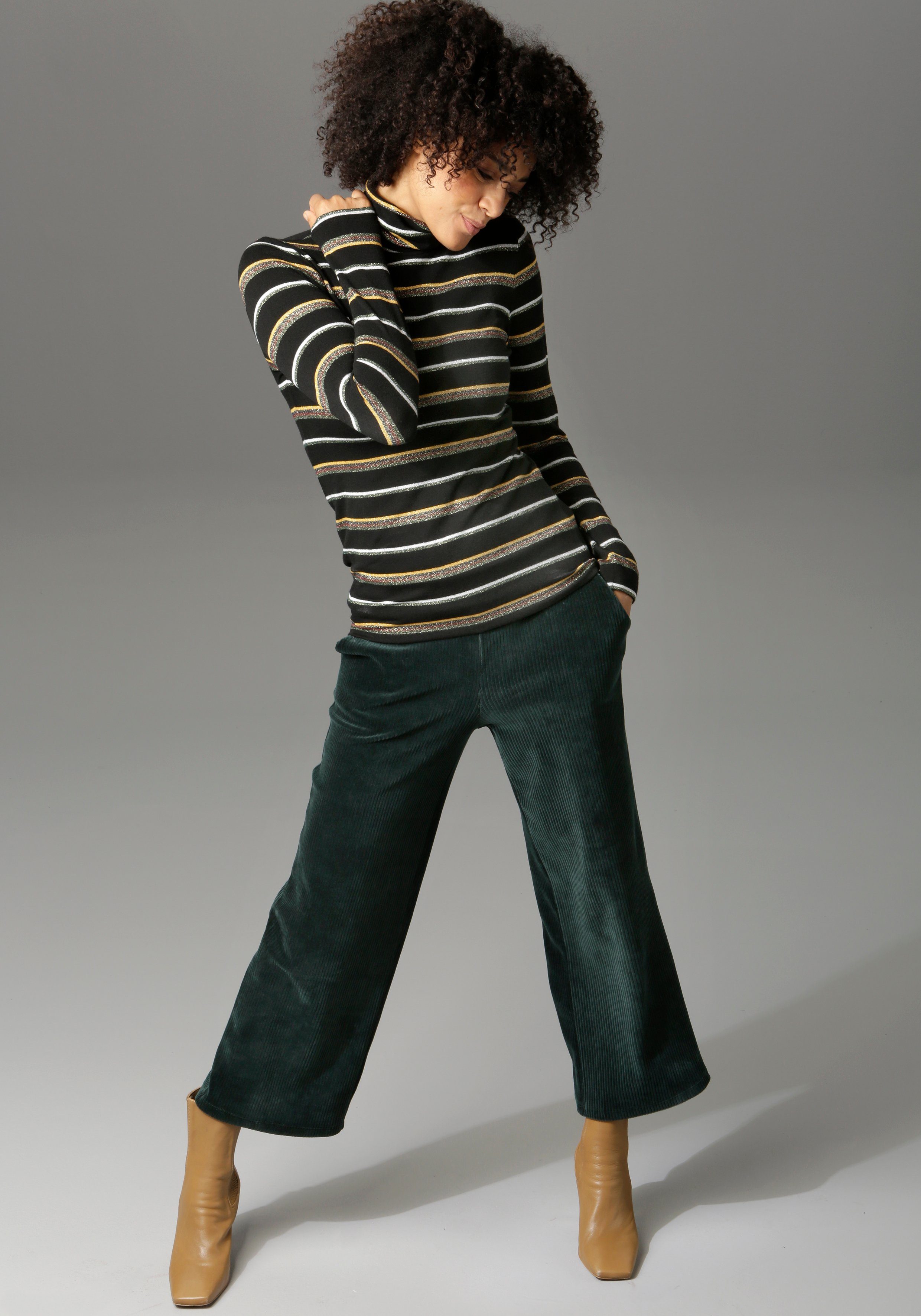 Aniston CASUAL Cordbroek in trendy culotte-model