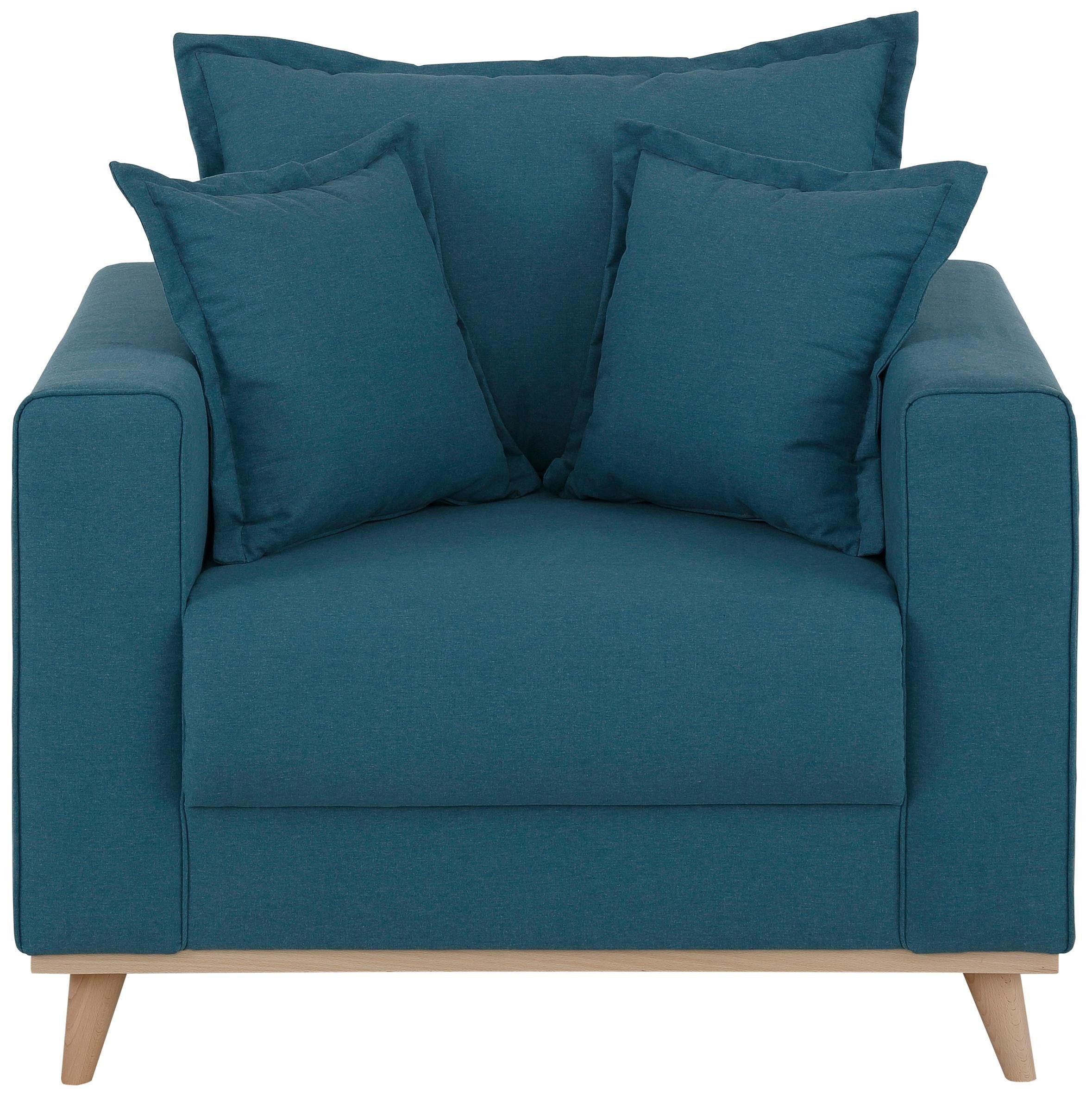 Home affaire Fauteuil EDINA ook in katoenmix-overtrekstof, in scandinavische stijl