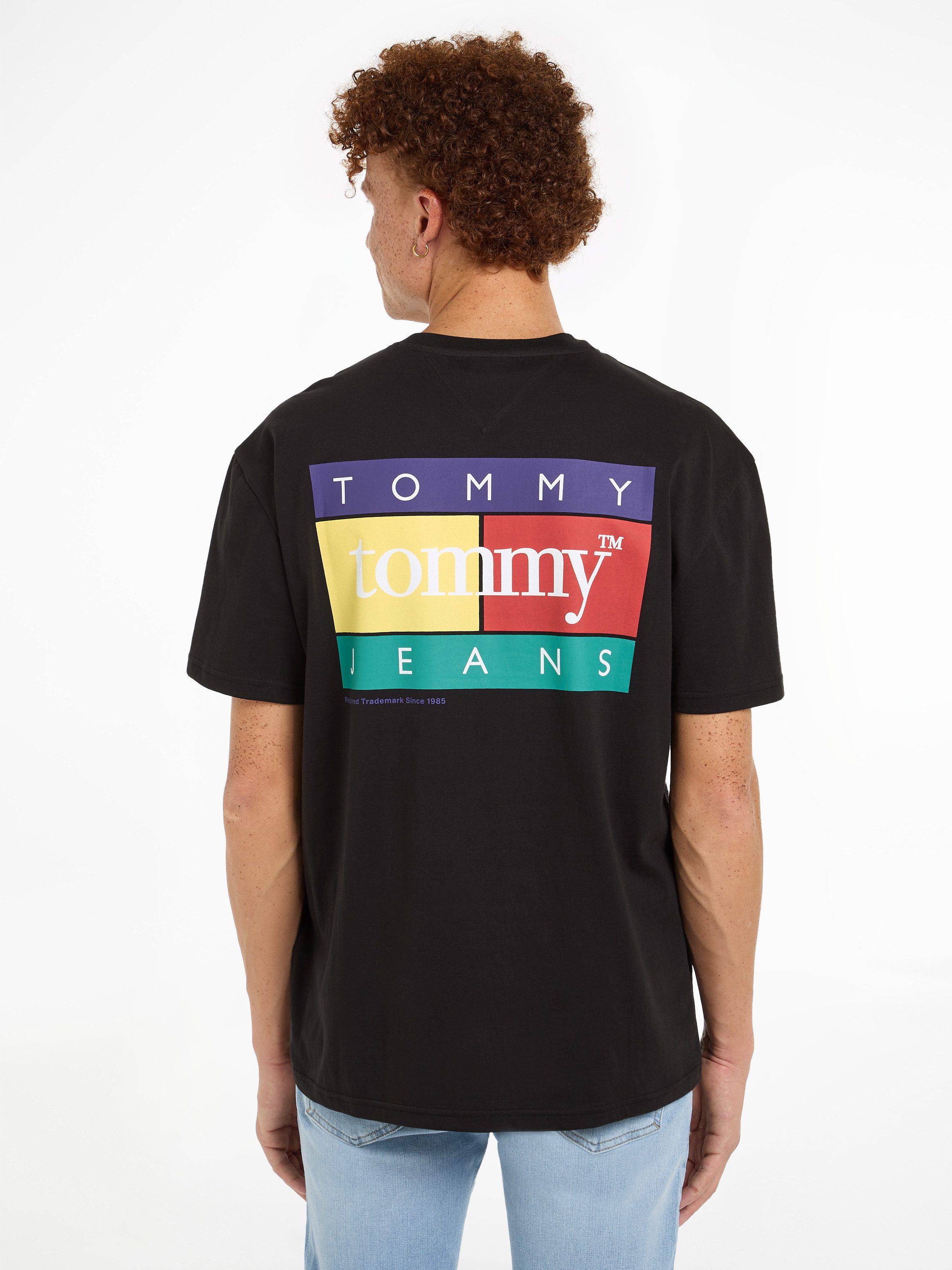 TOMMY JEANS T-shirt TJM REG POP COLOR FLAG TEE EXT