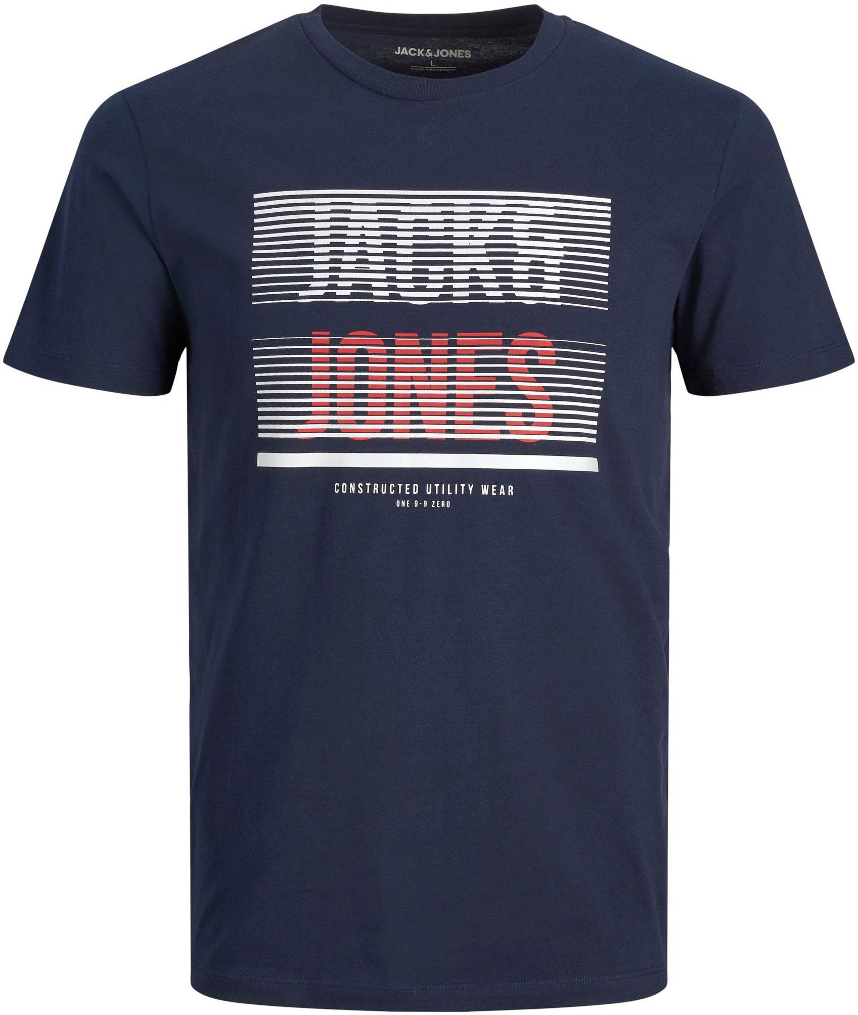 Jack & Jones Shirt met korte mouwen JJBRIX TEE SS CREW NECK