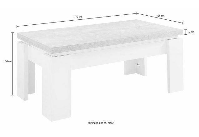 Salontafel in een modern design Salontafel in een modern design