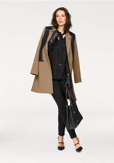 BRUNO BANANI blouse met kraagstrik BRUNO BANANI blouse met kraagstrik
