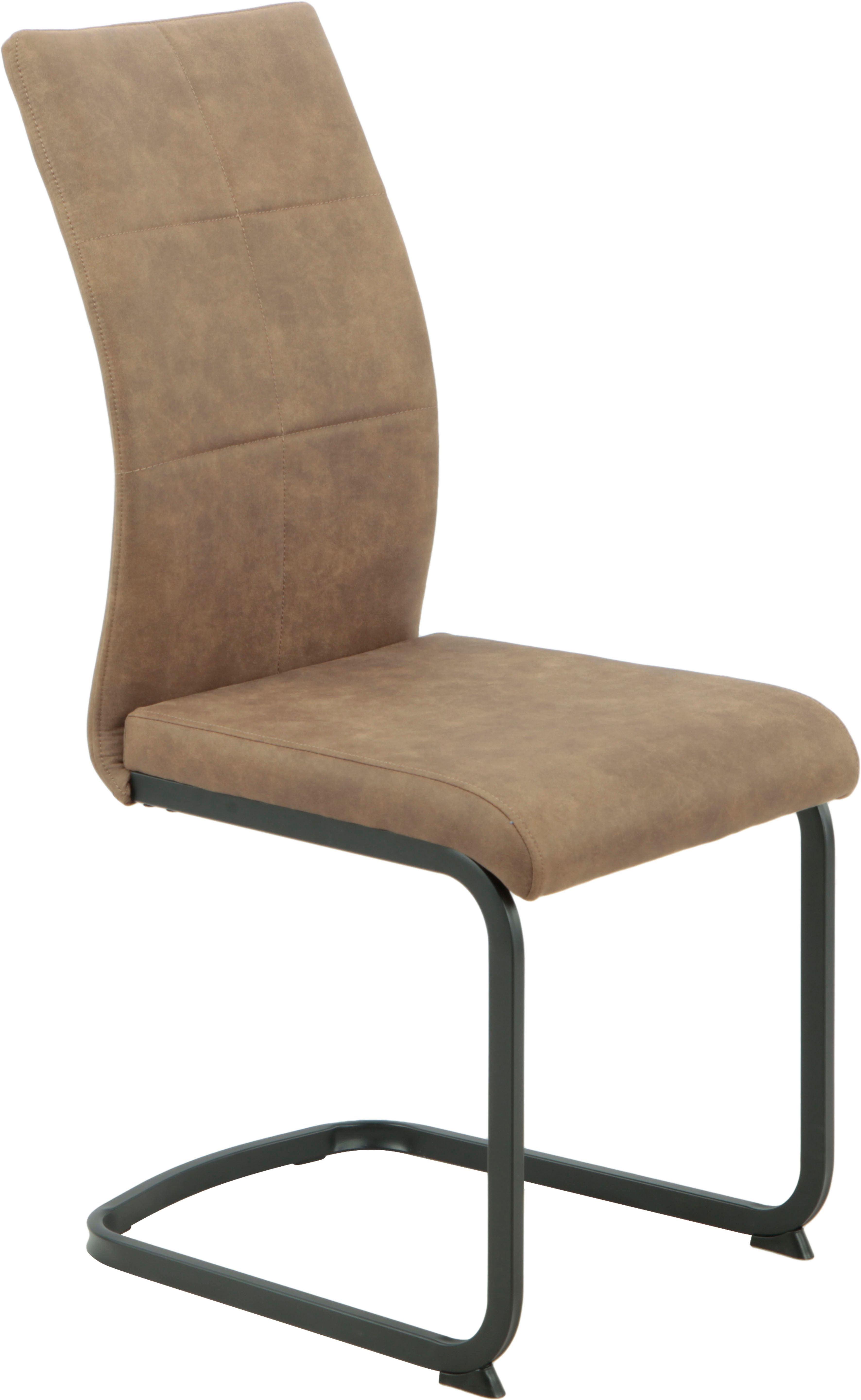 HELA Eethoek Spree Eettafel 140x90 cm met dikke rand, microvezel bekleding(4-delig)