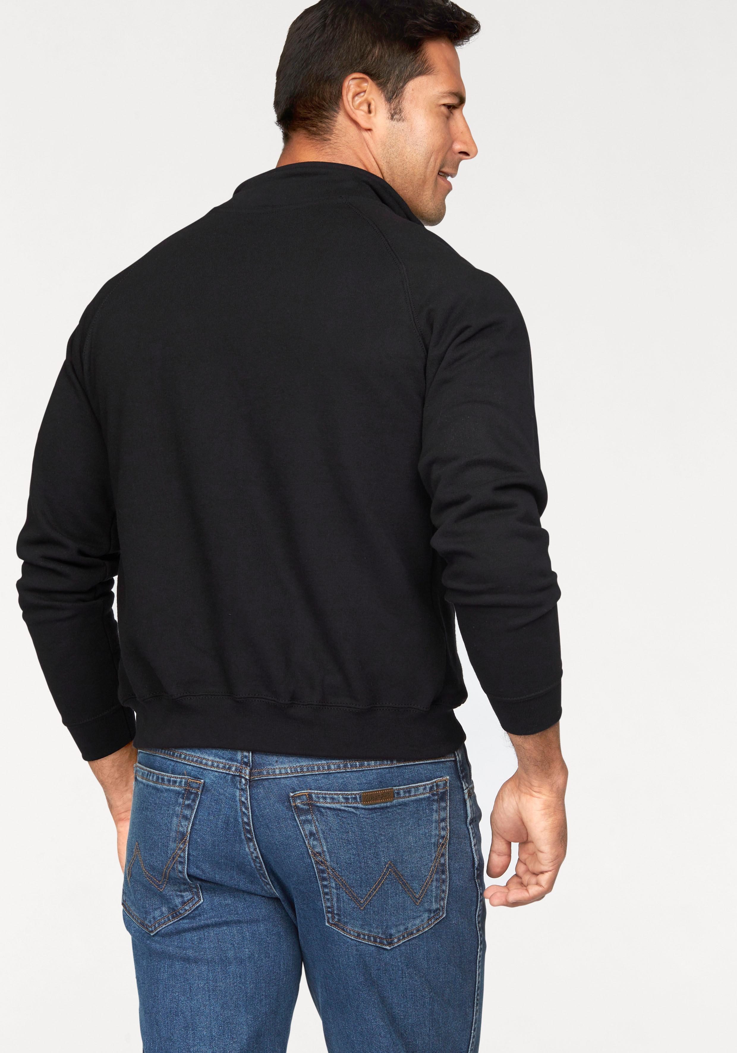 Fruit of the Loom Sweatshirt met een ritssluiting