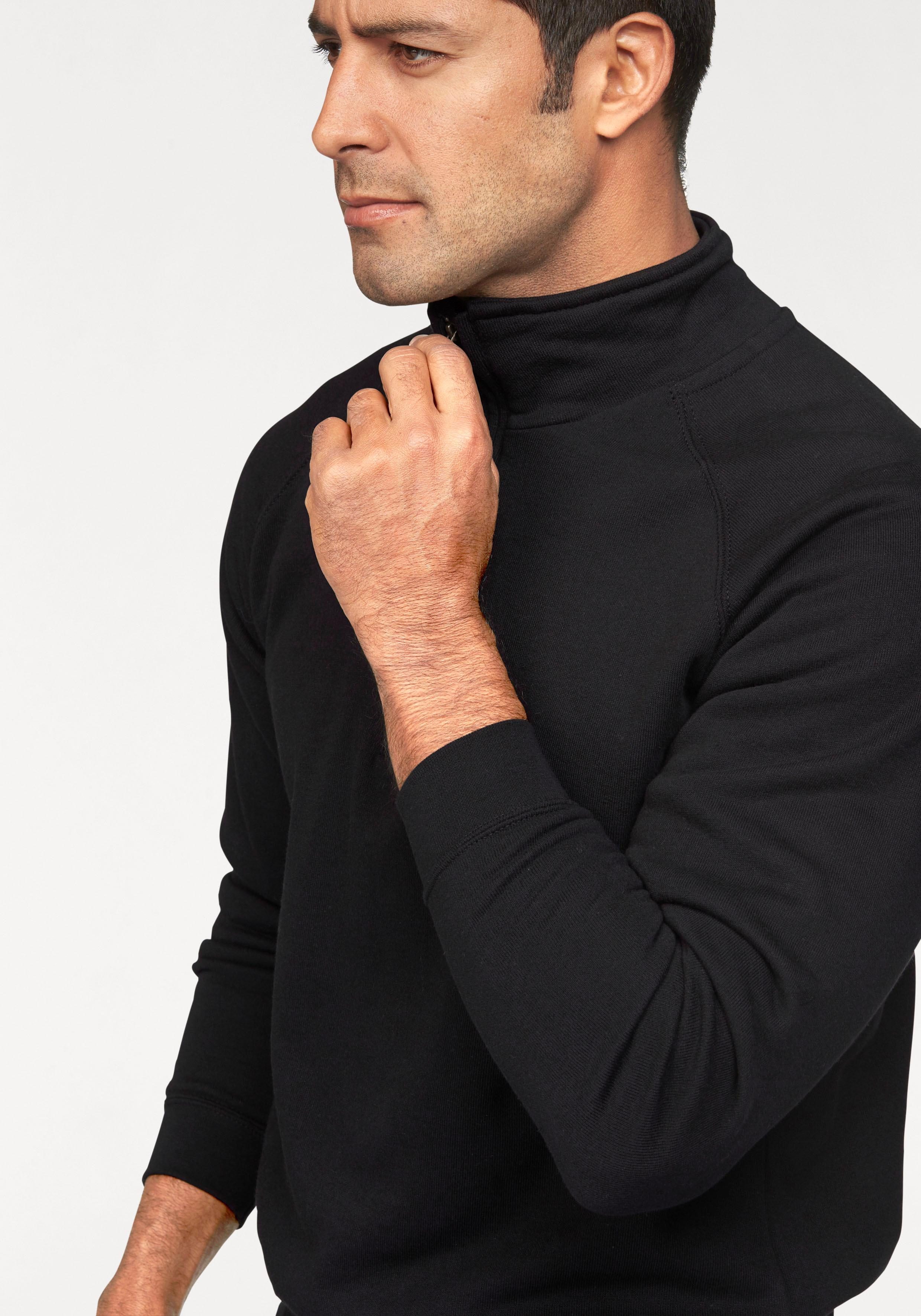 Fruit of the Loom Sweatshirt met een ritssluiting