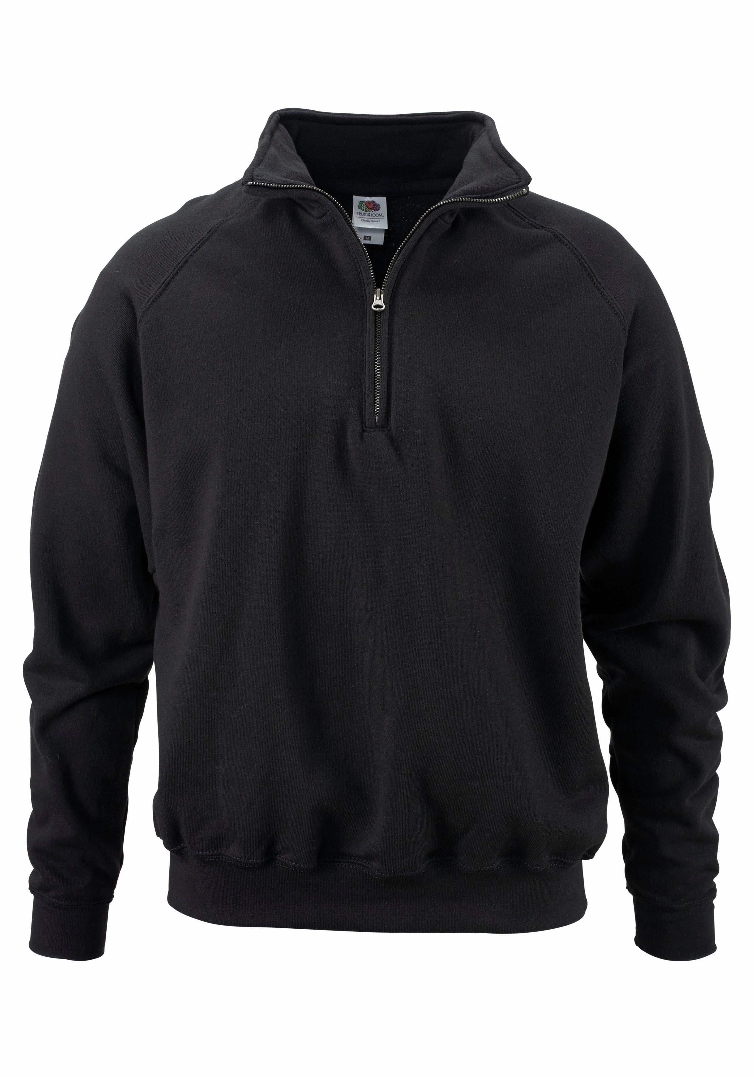 Fruit of the Loom Sweatshirt met een ritssluiting