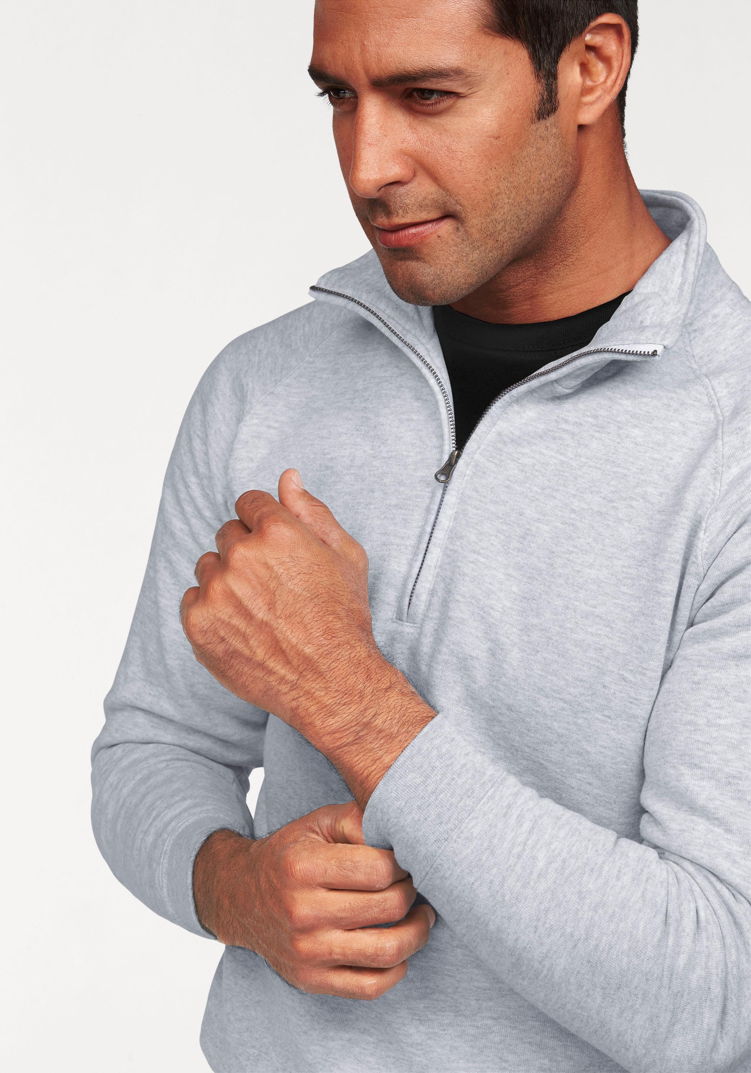 FRUIT OF THE LOOM Sweatshirt met schipperskraag online shop FRUIT OF THE LOOM Sweatshirt met schipperskraag online shop