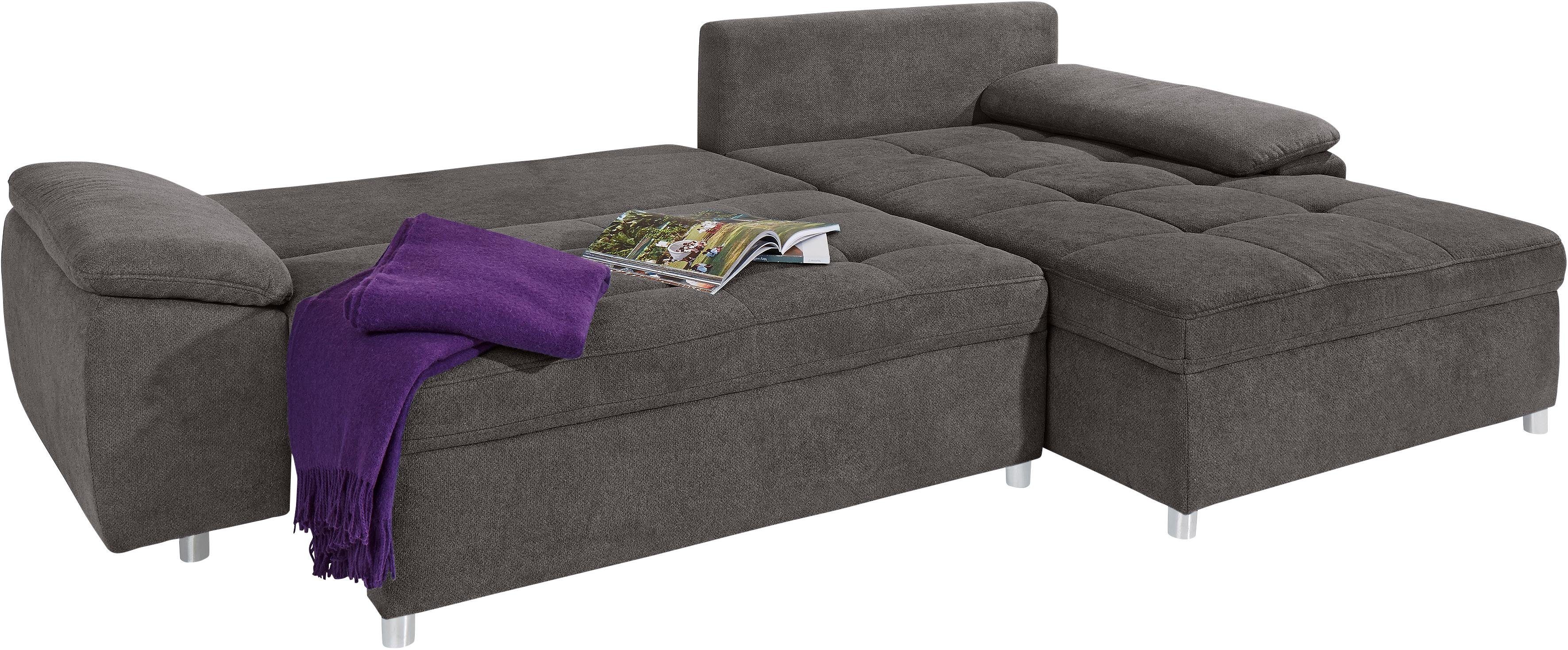 sit&more Hoekbank Top Bilbao L-vorm XXL, naar keuze met slaapfunctie en bedkist