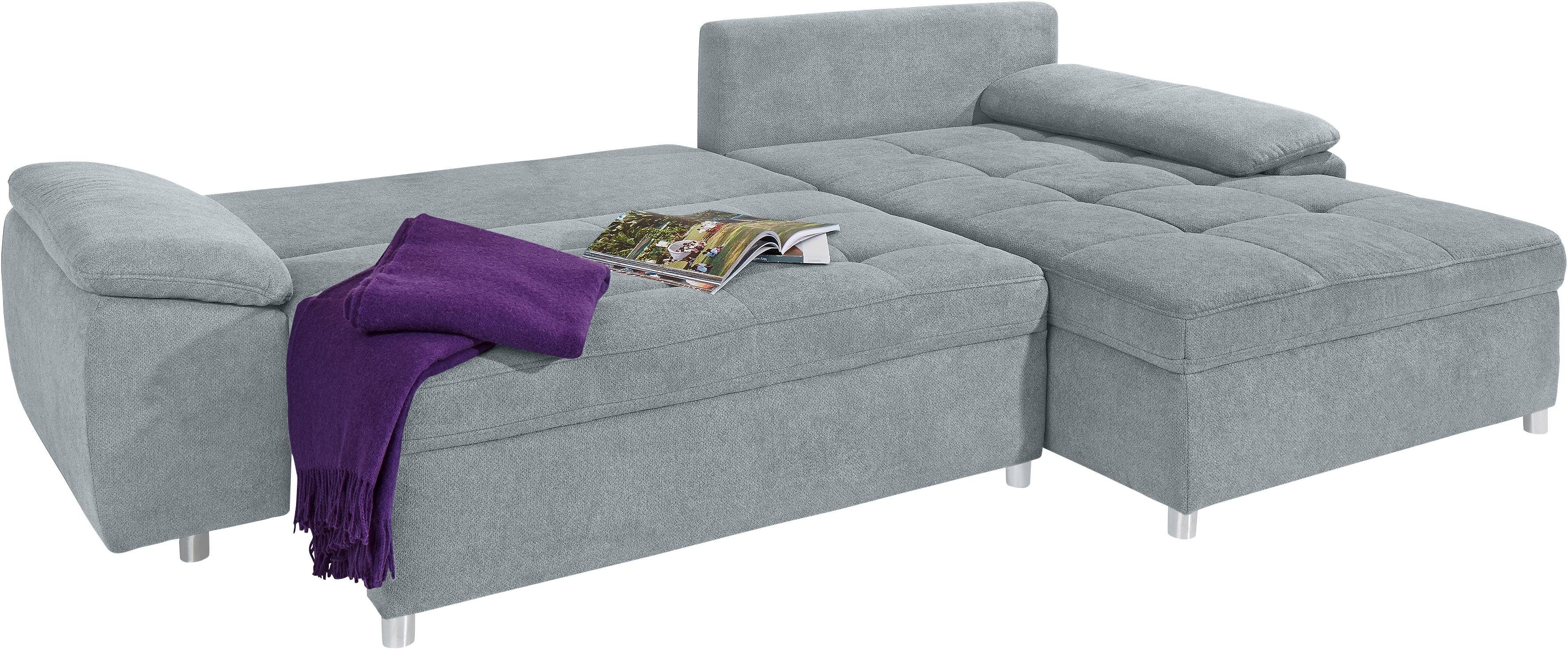 sit&more Hoekbank Top Bilbao L-vorm XXL, naar keuze met slaapfunctie en bedkist