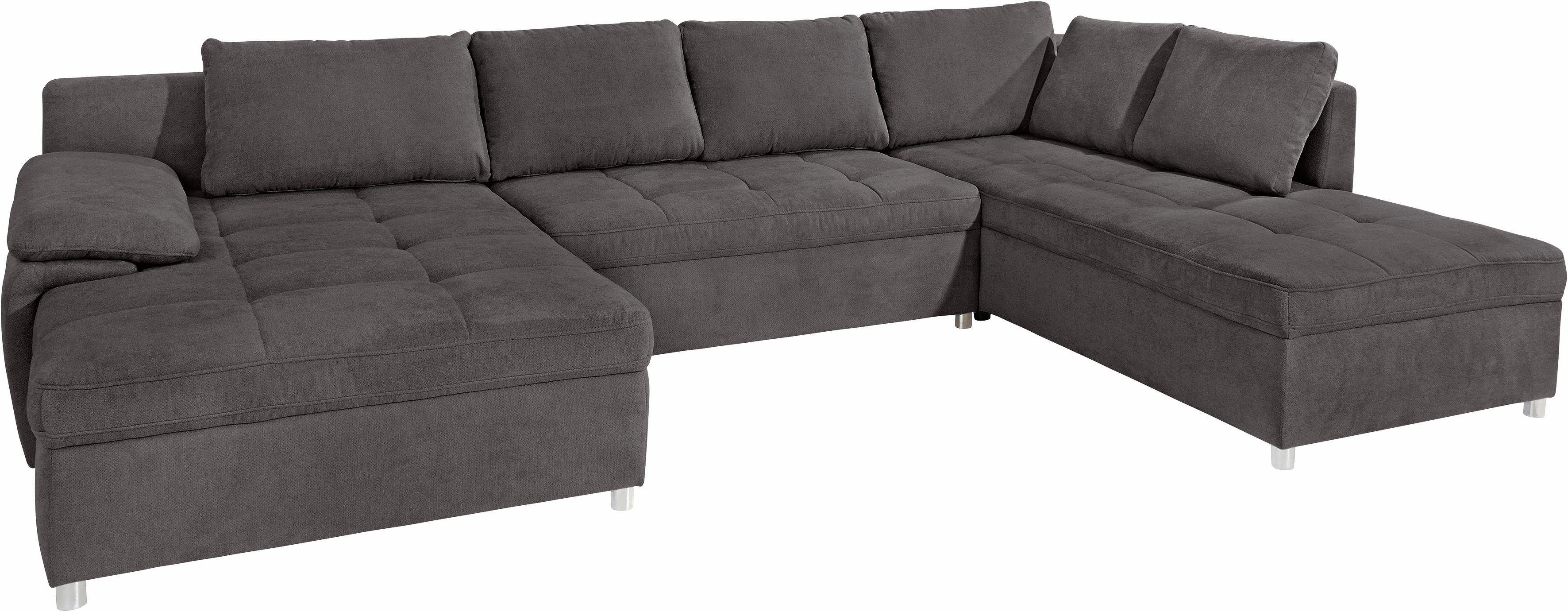 sit&more Zithoek Top Bilbao U-vorm XXL, naar keuze met slaapfunctie en bedkist