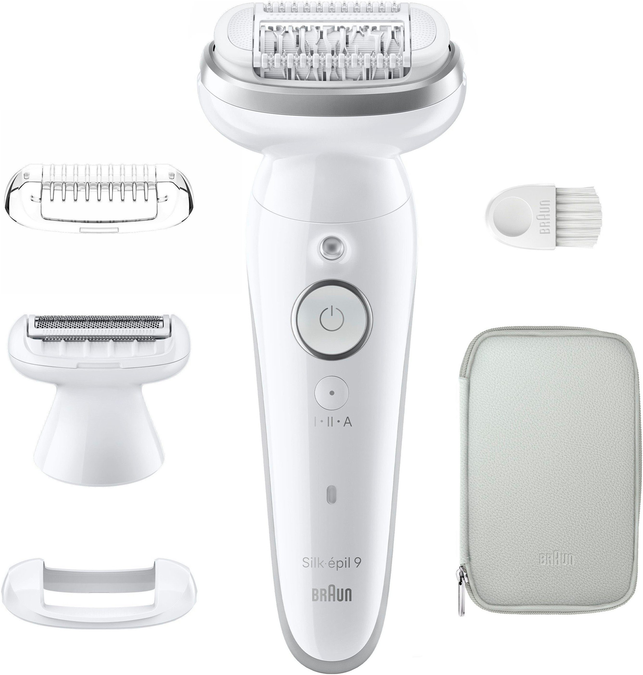 Braun Epilator Silk-épil 9 9-041 Scheer- & trimmeropzetstuk, met etui