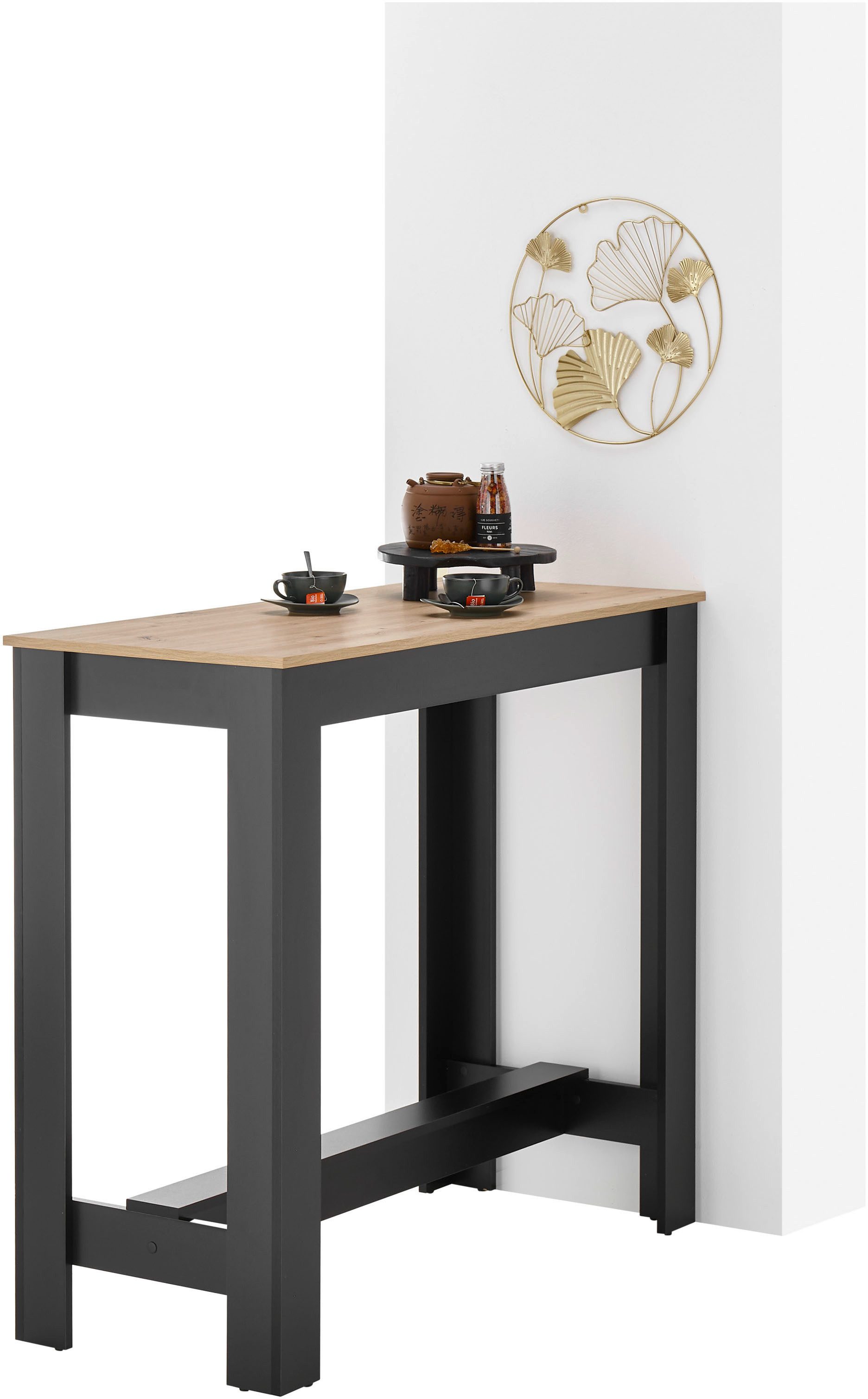 Stolkom Bartafel Modesto keukentafel, bistrotafel, statafel keuken, BxHxD 115x103x50 cm