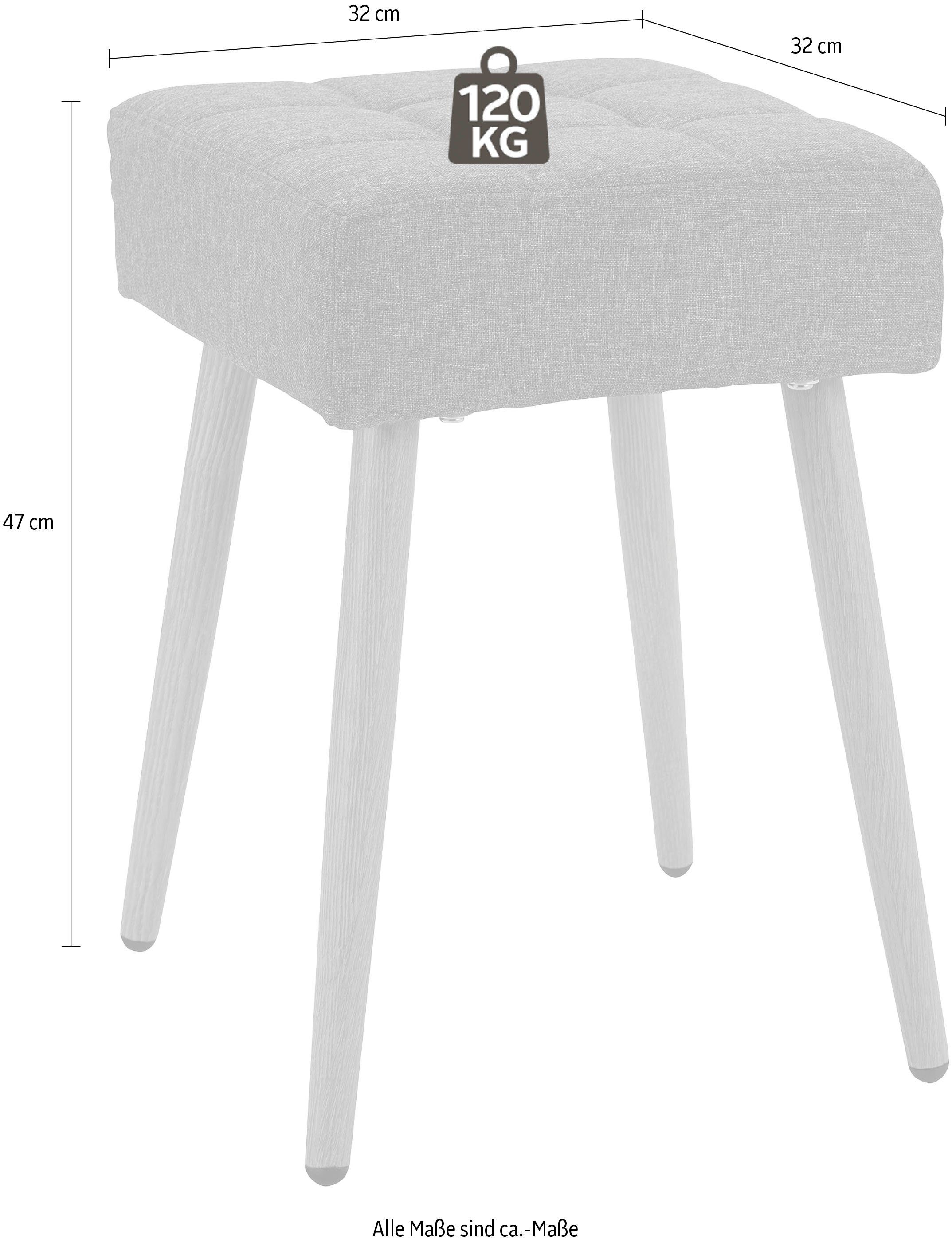 INOSIGN Hocker Louise vierkante zitting in 32 cm (1 stuk)