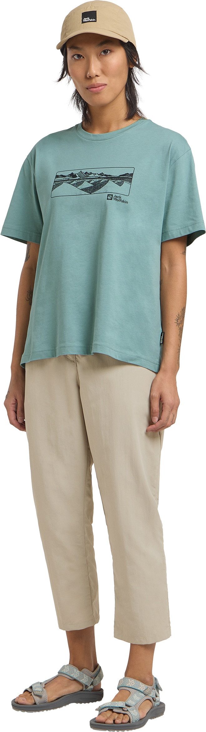 Jack Wolfskin Outdoorbroek TIHAMA 7 8 PANTS W