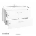 held moebel wastafelonderkast »ravenna«, breedte 80 cm grijs held moebel wastafelonderkast »ravenna«, breedte 80 cm grijs