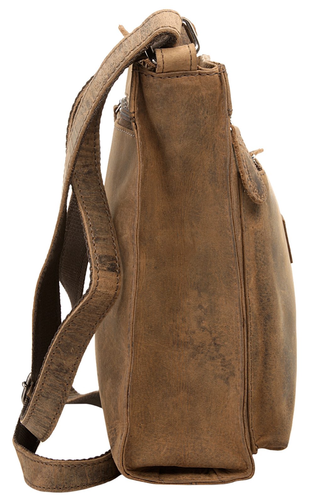 Bagan Schoudertas echt leder